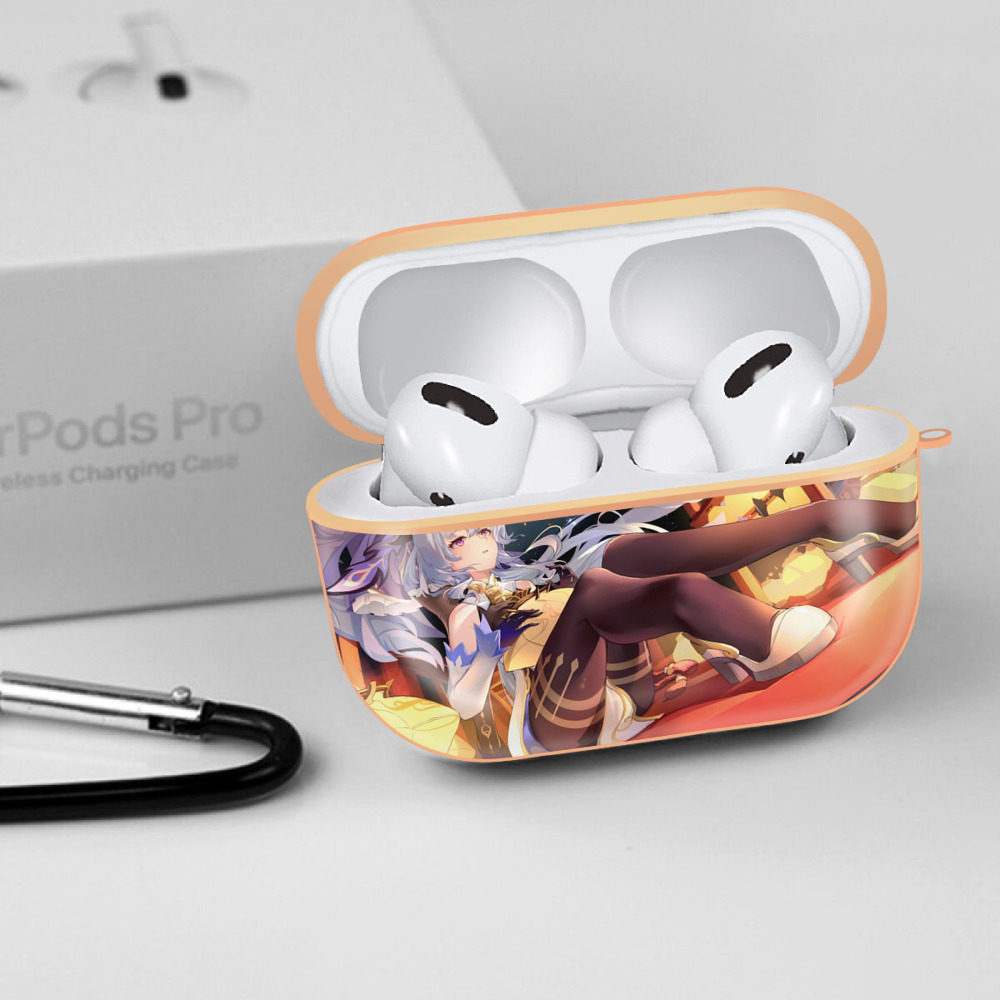 げんし神 genshin 【AirPods Pro用】ハードシェル保護ケース｜耐衝撃・防指紋・カラビナ付き商品仕様