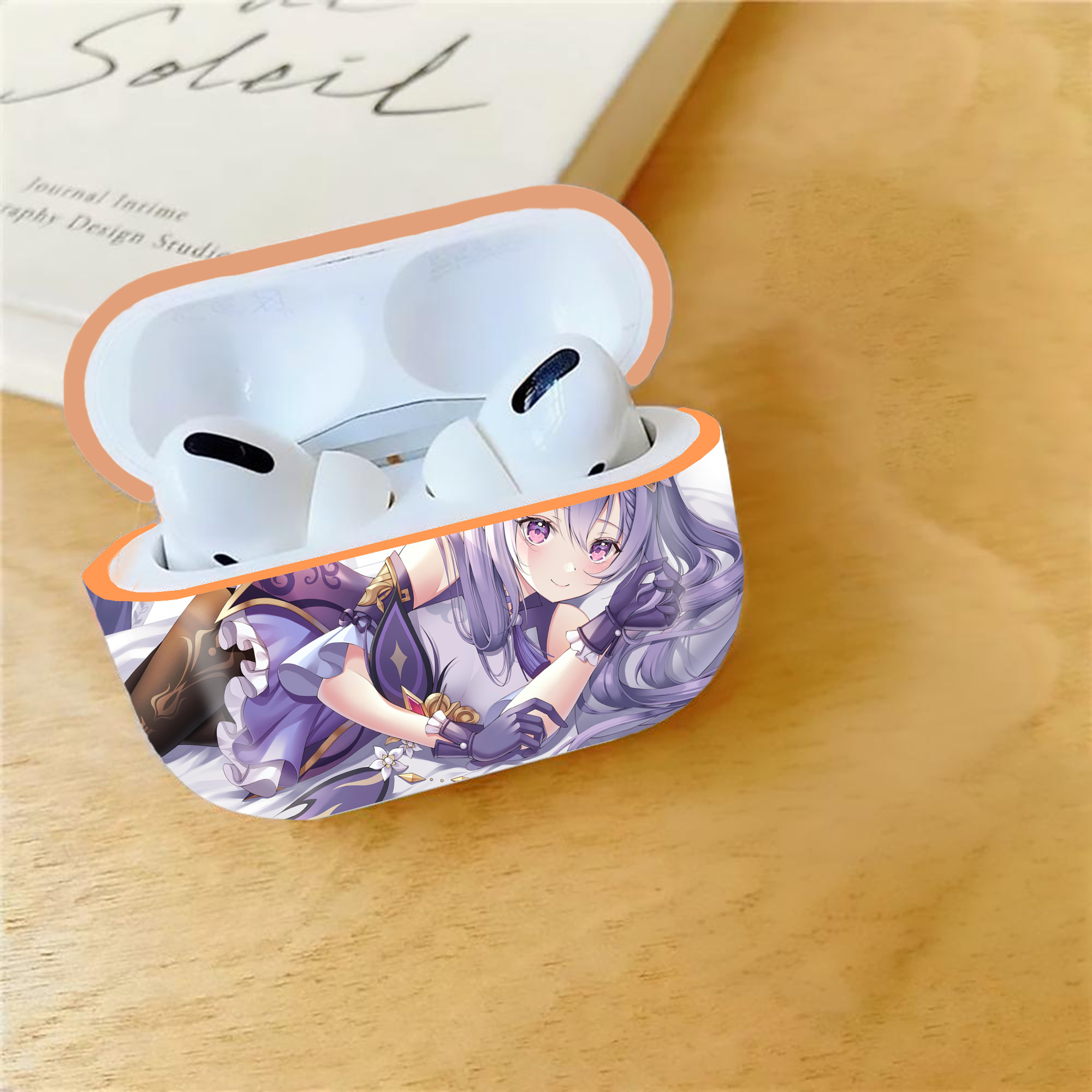 げんし神 genshin 【AirPods Pro用】ハードシェル保護ケース｜耐衝撃・防指紋・カラビナ付き商品仕様