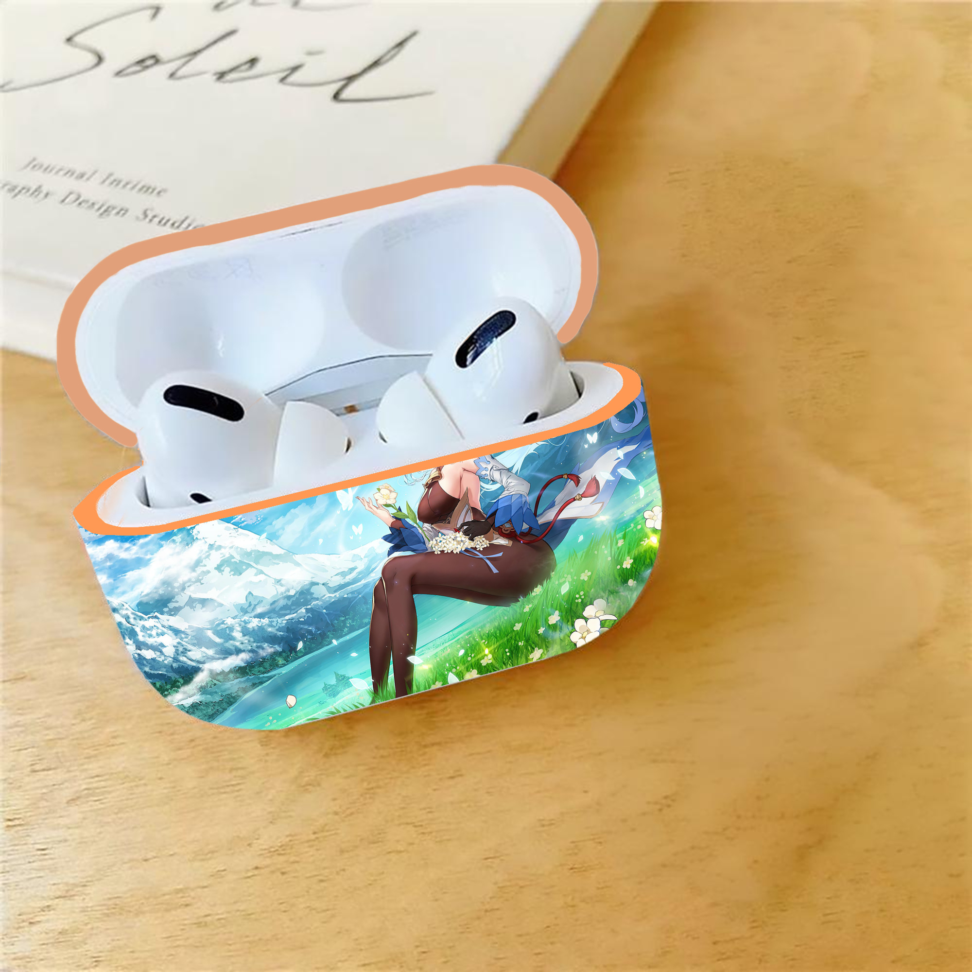 げんし神 genshin 【AirPods Pro用】ハードシェル保護ケース｜耐衝撃・防指紋・カラビナ付き商品仕様