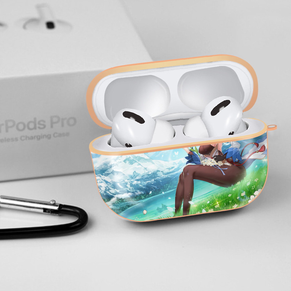 げんし神 genshin 【AirPods Pro用】ハードシェル保護ケース｜耐衝撃・防指紋・カラビナ付き商品仕様