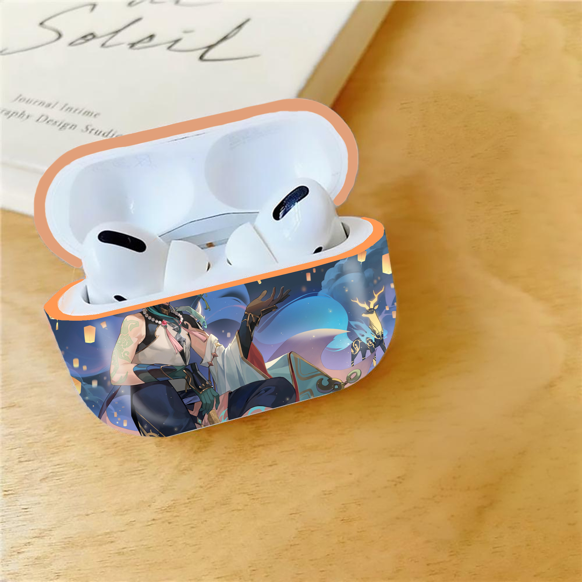 げんし神 genshin 【AirPods Pro用】ハードシェル保護ケース｜耐衝撃・防指紋・カラビナ付き商品仕様