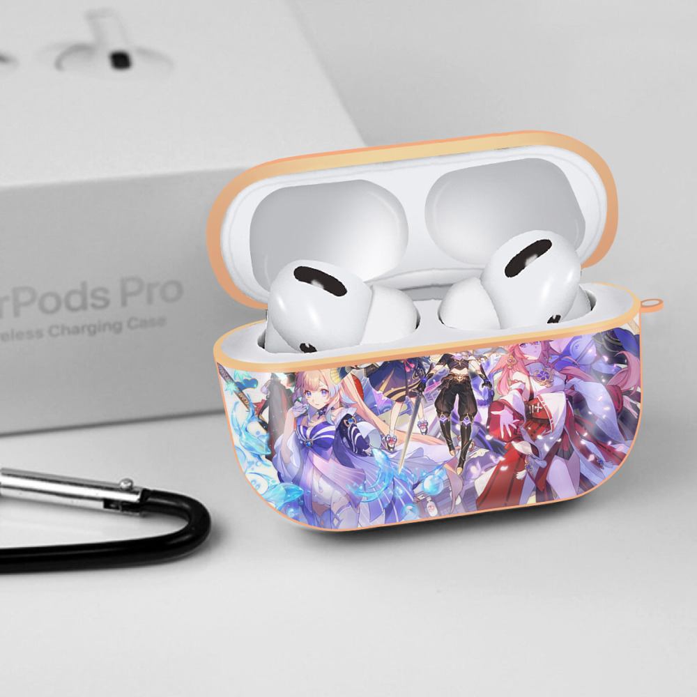 げんし神 genshin 【AirPods Pro用】ハードシェル保護ケース｜耐衝撃・防指紋・カラビナ付き商品仕様
