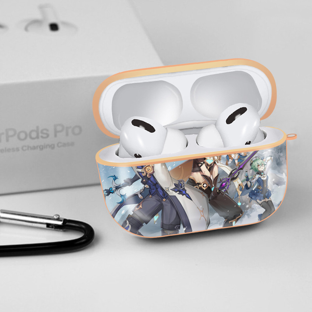 げんし神 genshin 【AirPods Pro用】ハードシェル保護ケース｜耐衝撃・防指紋・カラビナ付き商品仕様