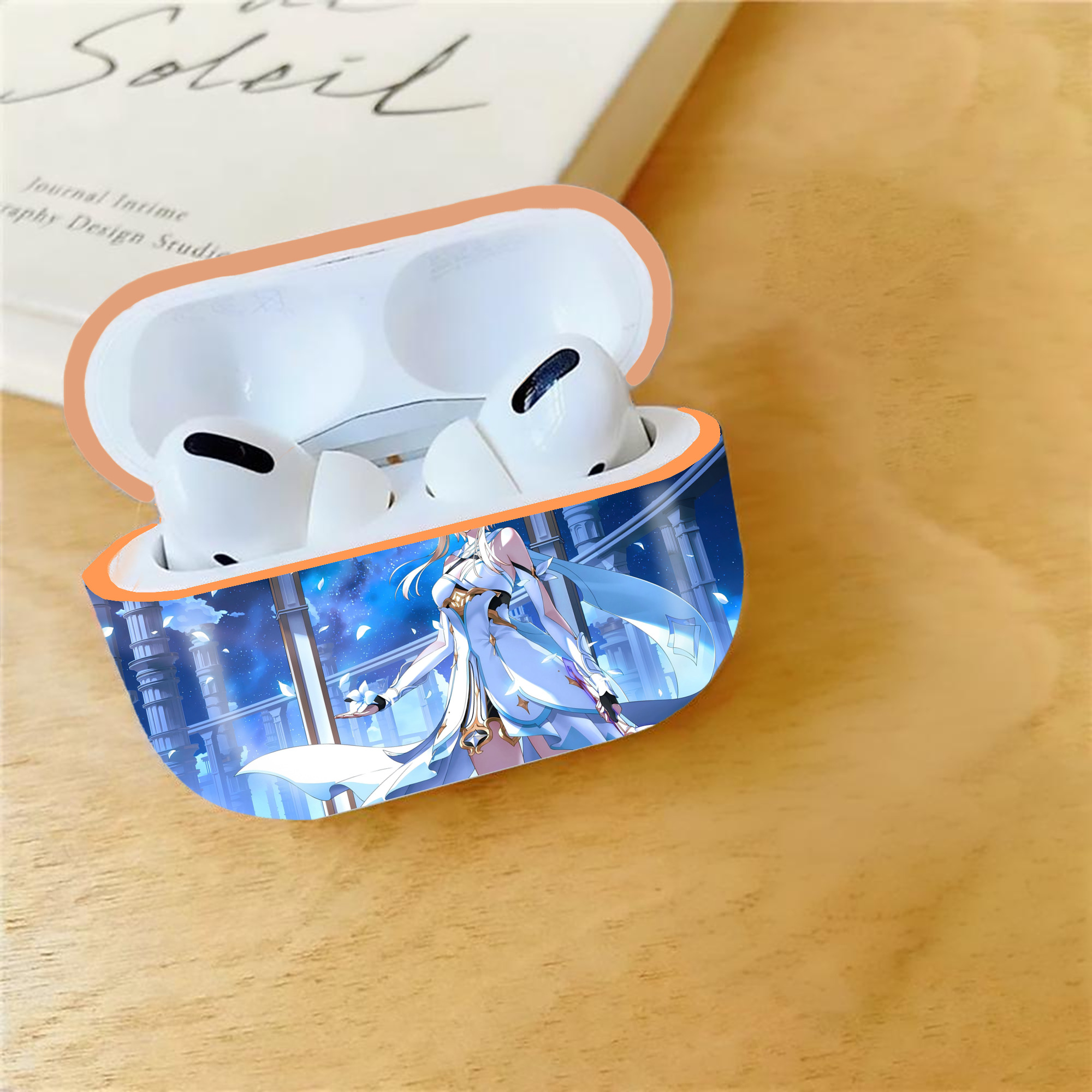 げんし神 genshin 【AirPods Pro用】ハードシェル保護ケース｜耐衝撃・防指紋・カラビナ付き商品仕様