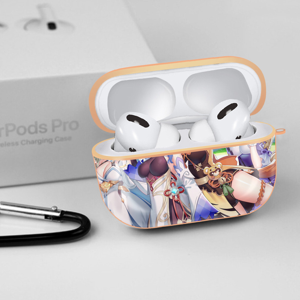 げんし神 genshin 【AirPods Pro用】ハードシェル保護ケース｜耐衝撃・防指紋・カラビナ付き商品仕様