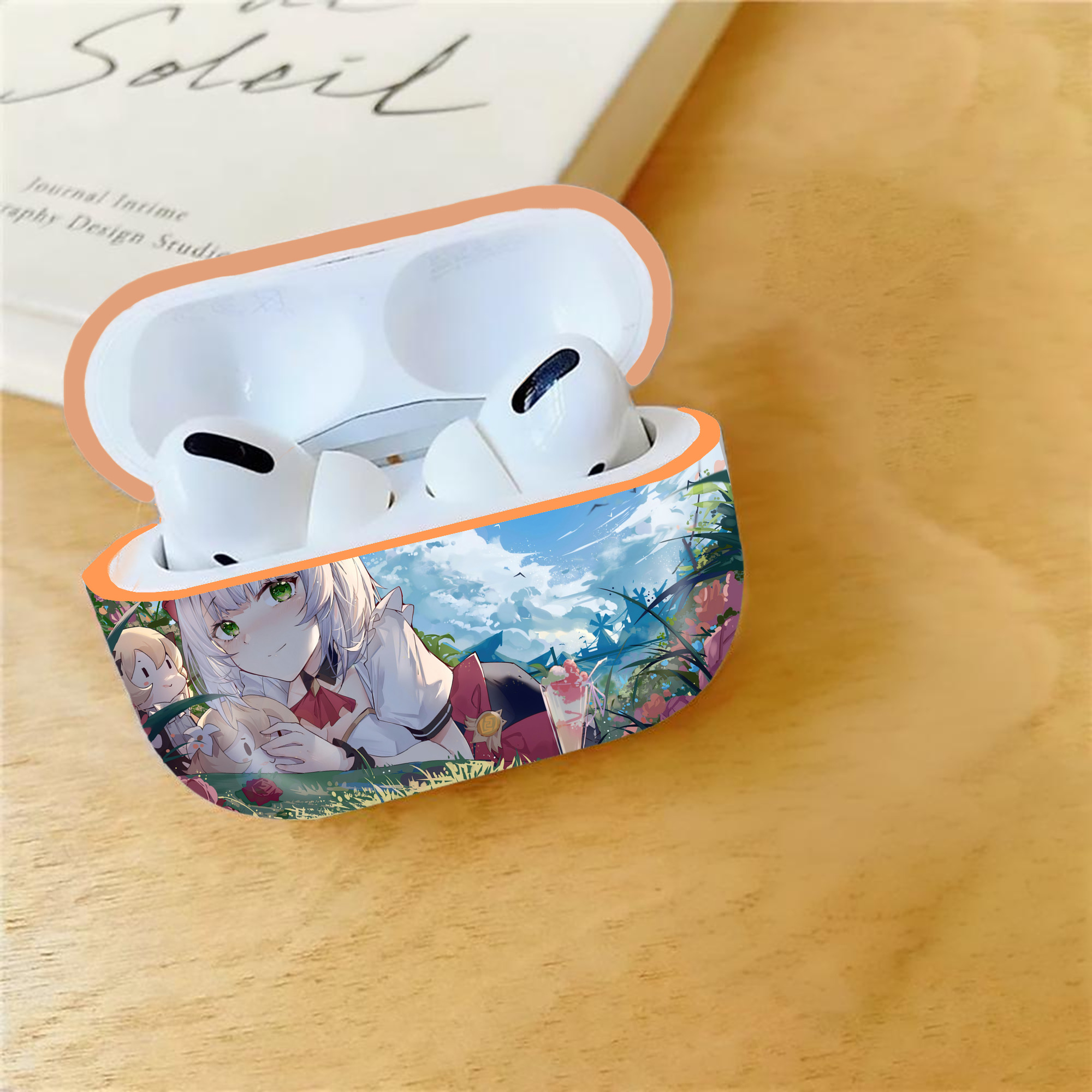 げんし神 genshin 【AirPods Pro用】ハードシェル保護ケース｜耐衝撃・防指紋・カラビナ付き商品仕様