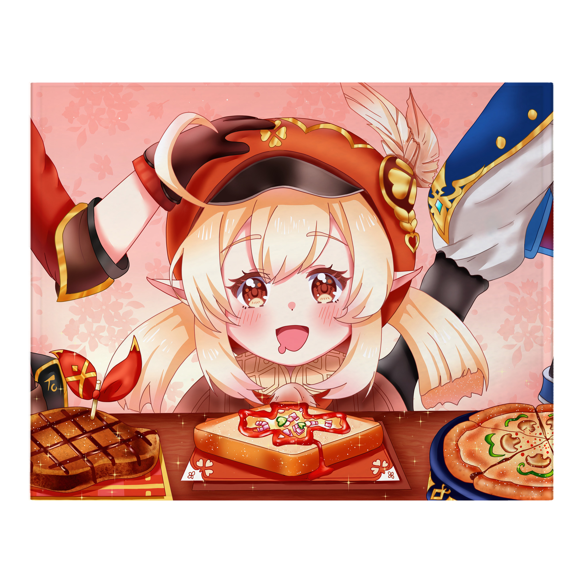 げんし神 genshin フランネルブランケット・多サイズ対応（横型）
