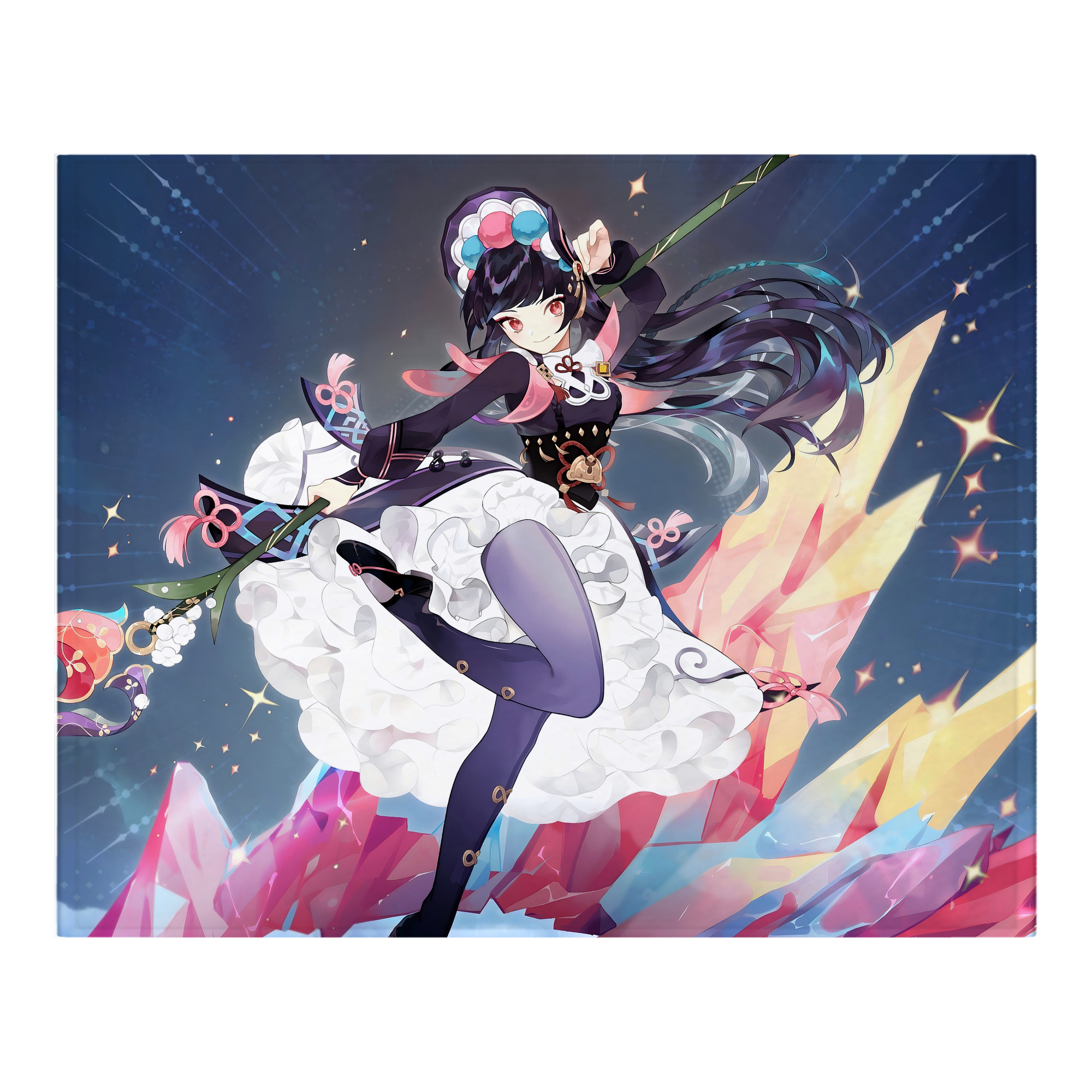 げんし神 genshin フランネルブランケット・多サイズ対応（横型）