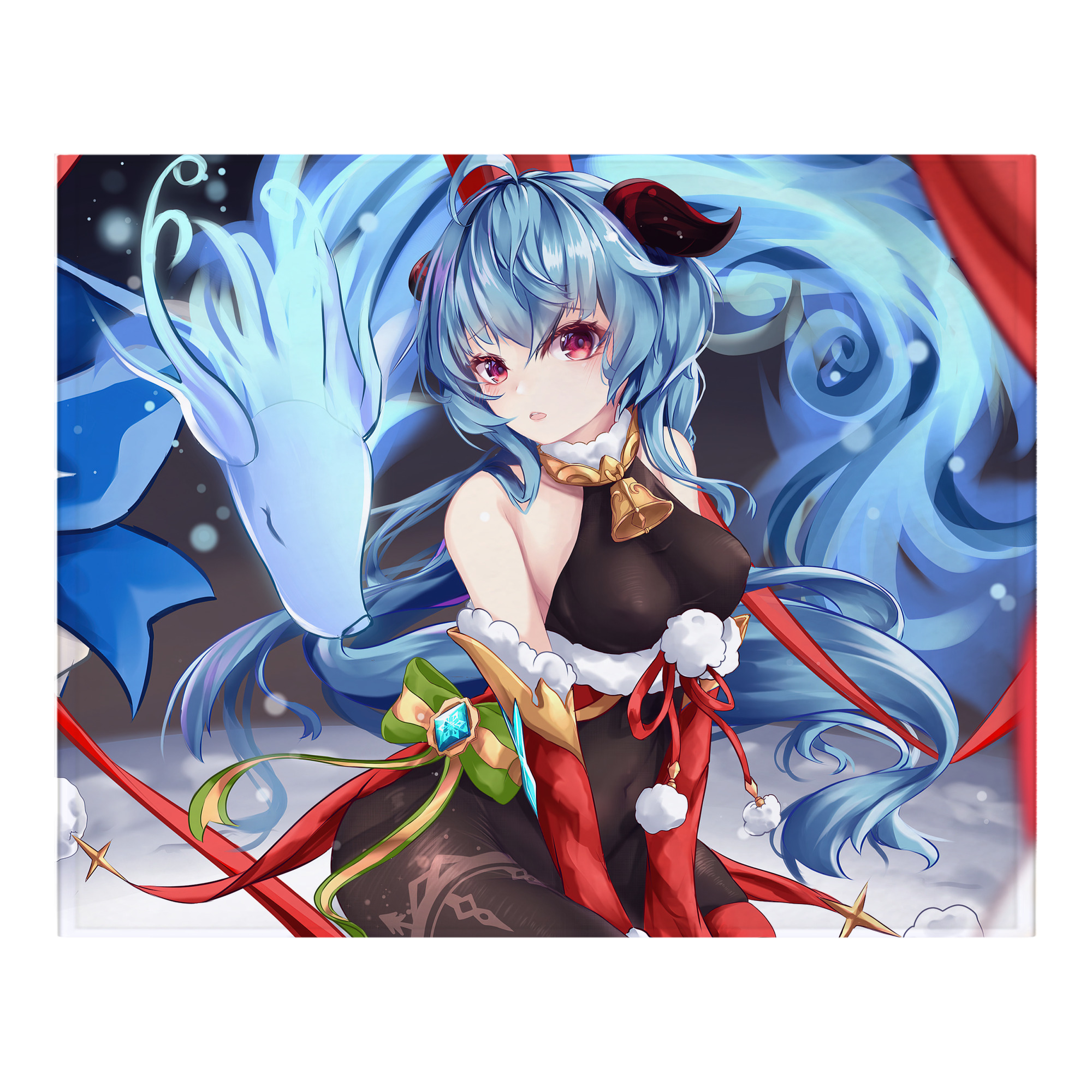 げんし神 genshin フランネルブランケット・多サイズ対応（横型）