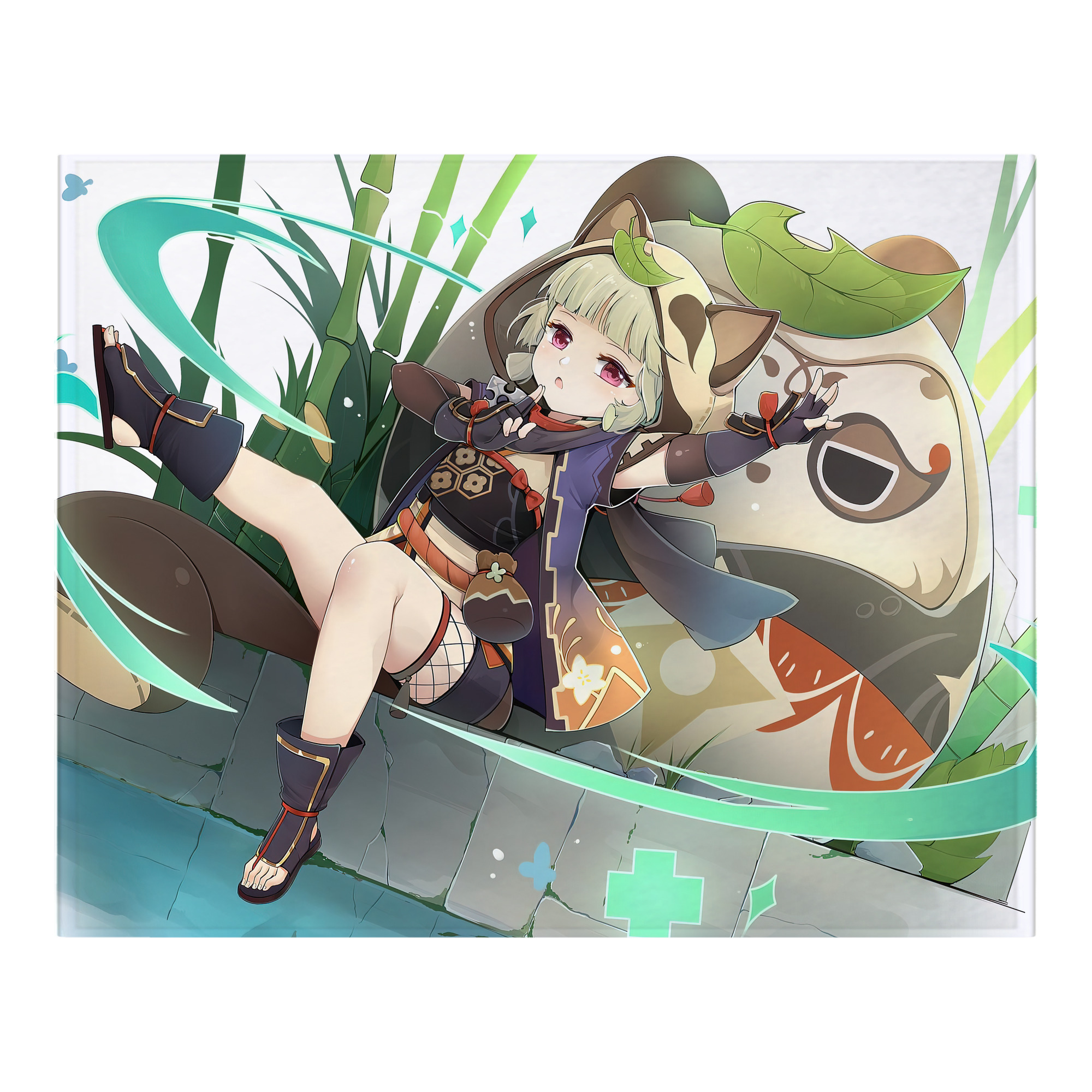 げんし神 genshin フランネルブランケット・多サイズ対応（横型）