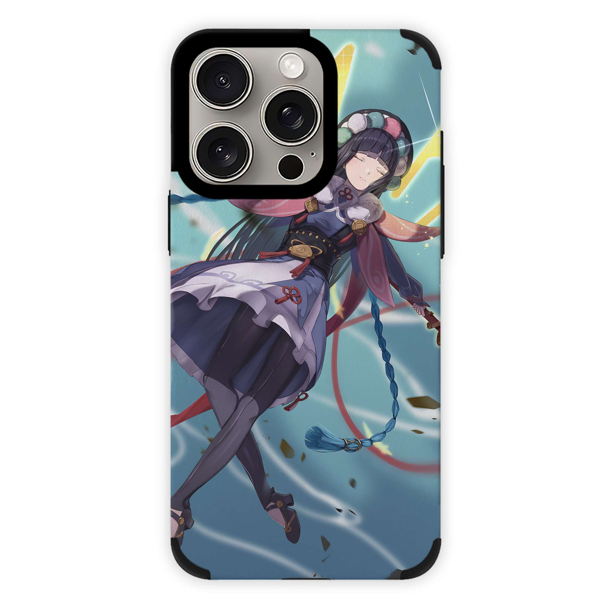 げんし神 genshin 【iPhone15ProMax対応】 PUレザー スマホケース 耐衝撃＆黄変防止