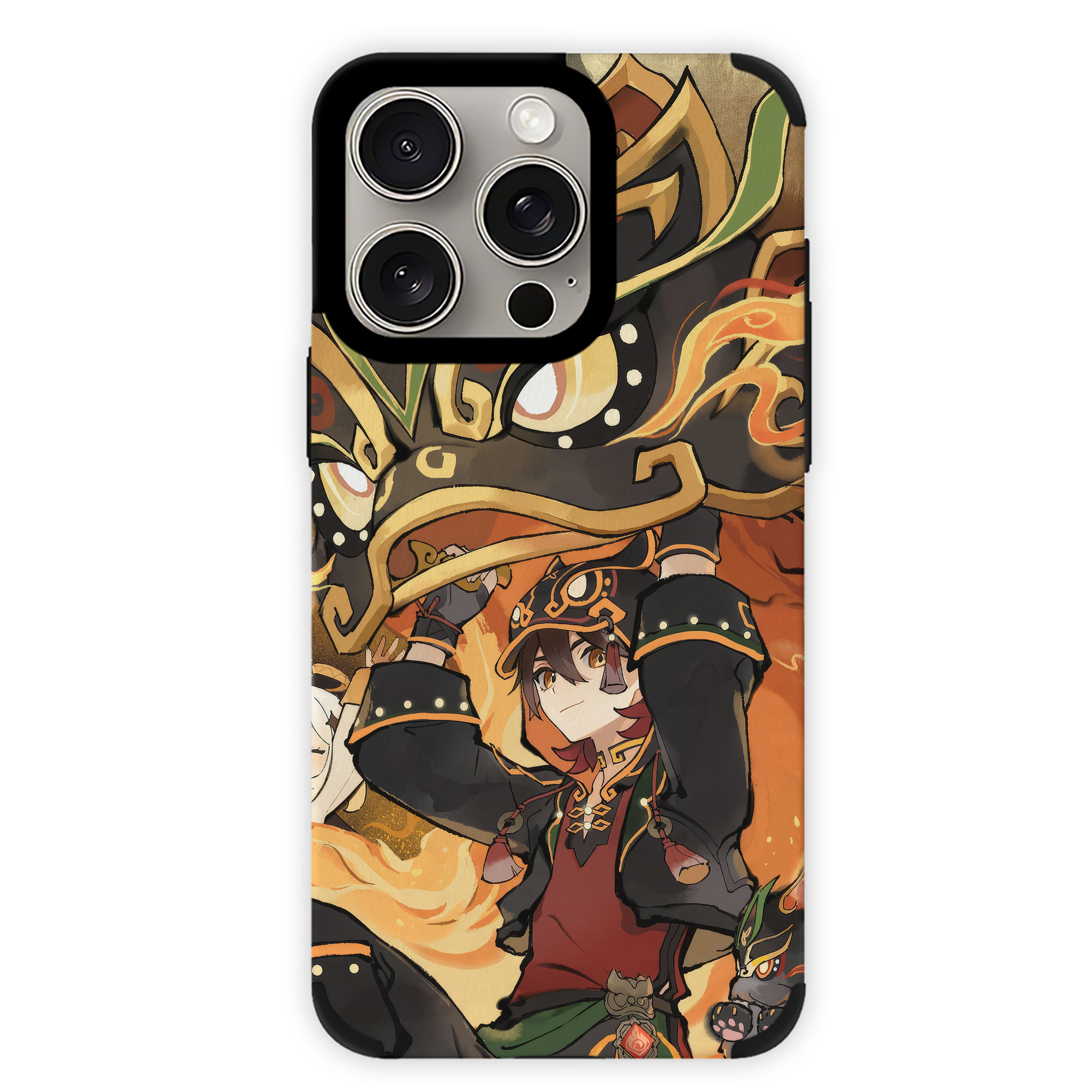 げんし神 genshin 【iPhone15ProMax対応】 PUレザー スマホケース 耐衝撃＆黄変防止