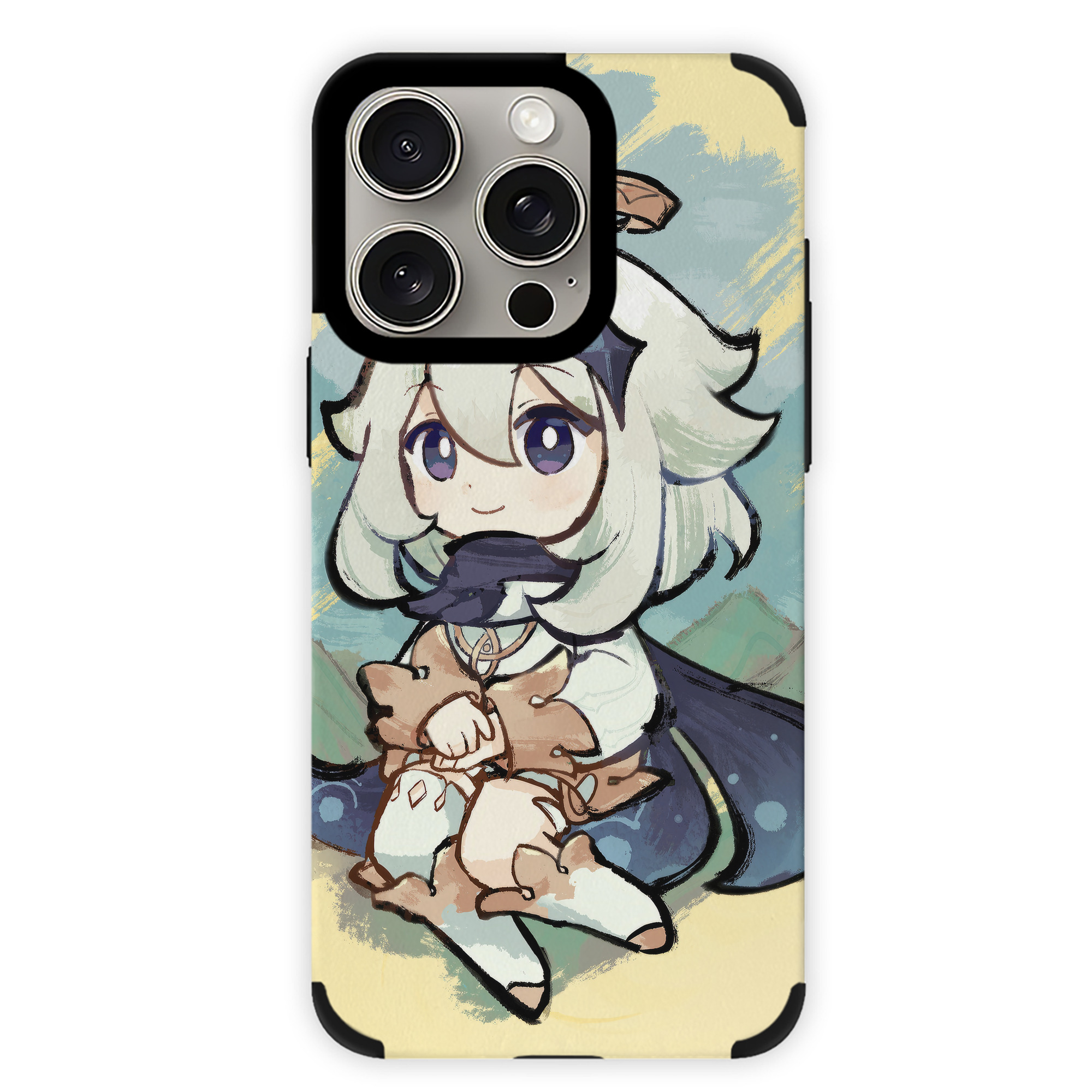 げんし神 genshin 【iPhone15ProMax対応】 PUレザー スマホケース 耐衝撃＆黄変防止