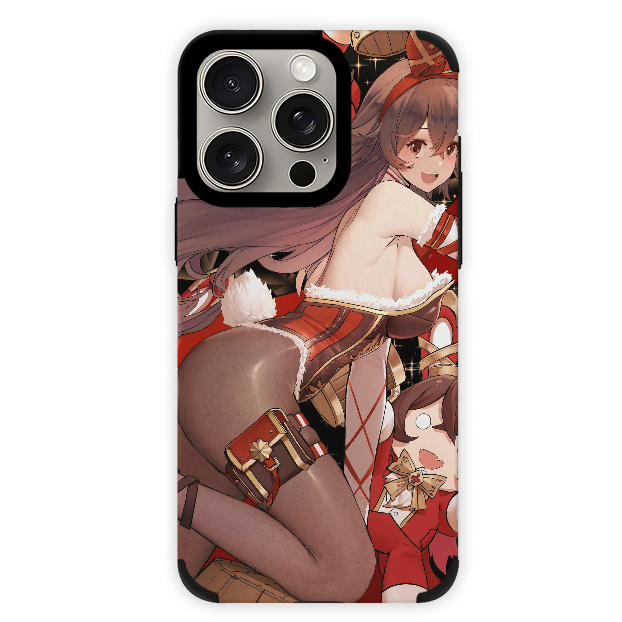 げんし神 genshin 【iPhone15ProMax対応】 PUレザー スマホケース 耐衝撃＆黄変防止