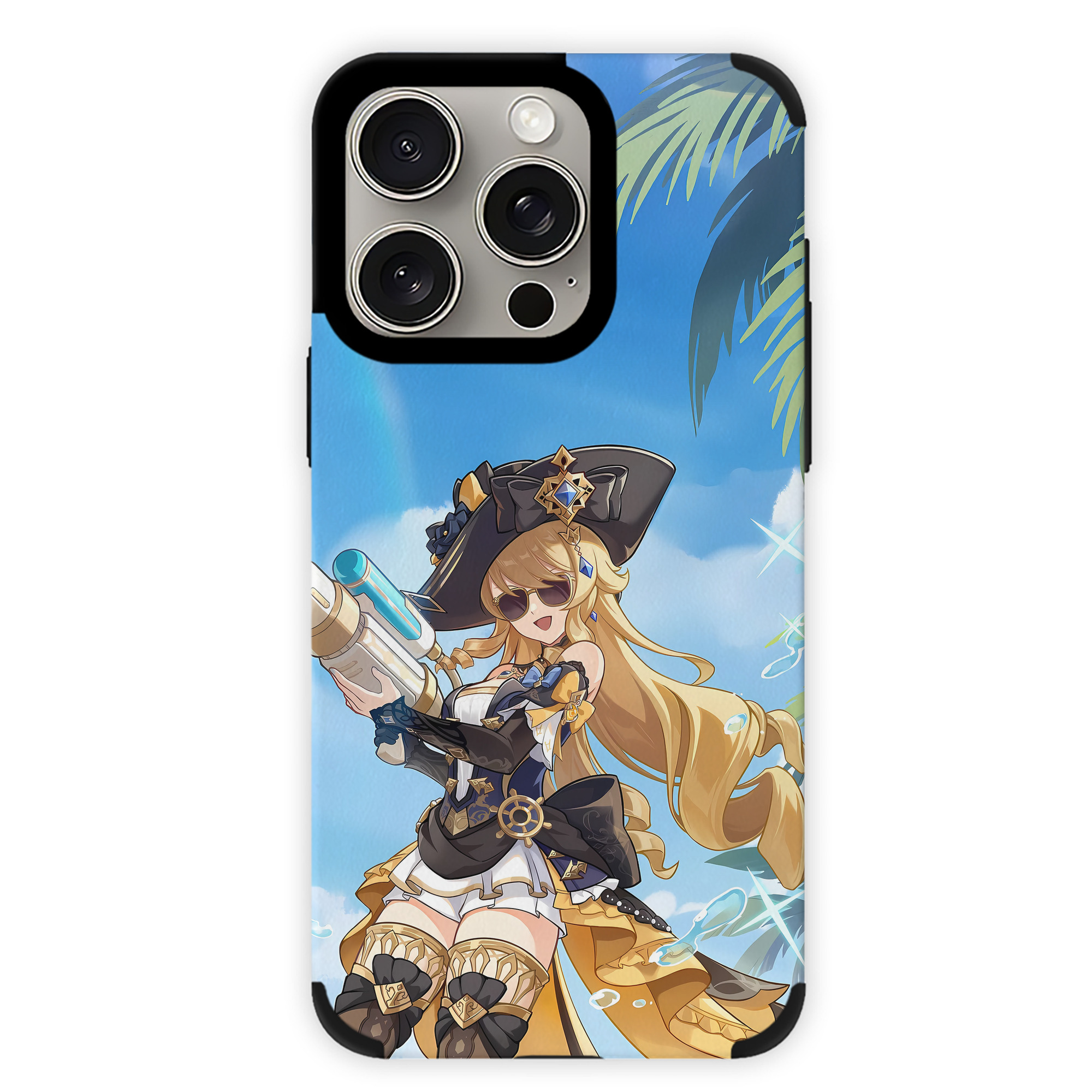 げんし神 genshin 【iPhone15ProMax対応】 PUレザー スマホケース 耐衝撃＆黄変防止