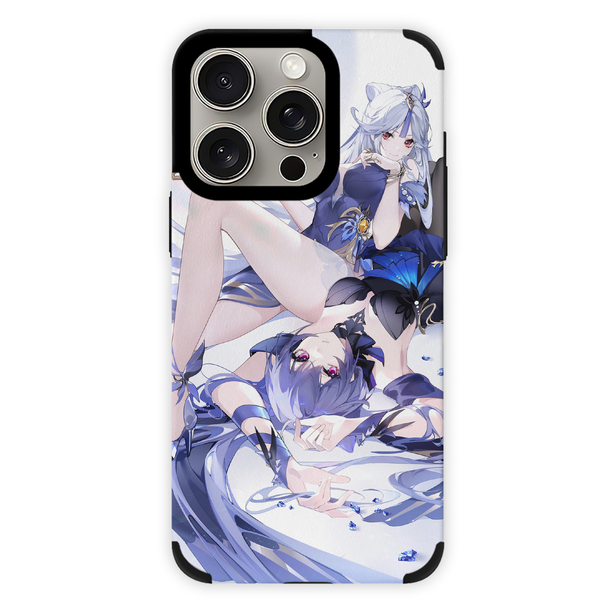 げんし神 genshin 【iPhone15ProMax対応】 PUレザー スマホケース 耐衝撃＆黄変防止