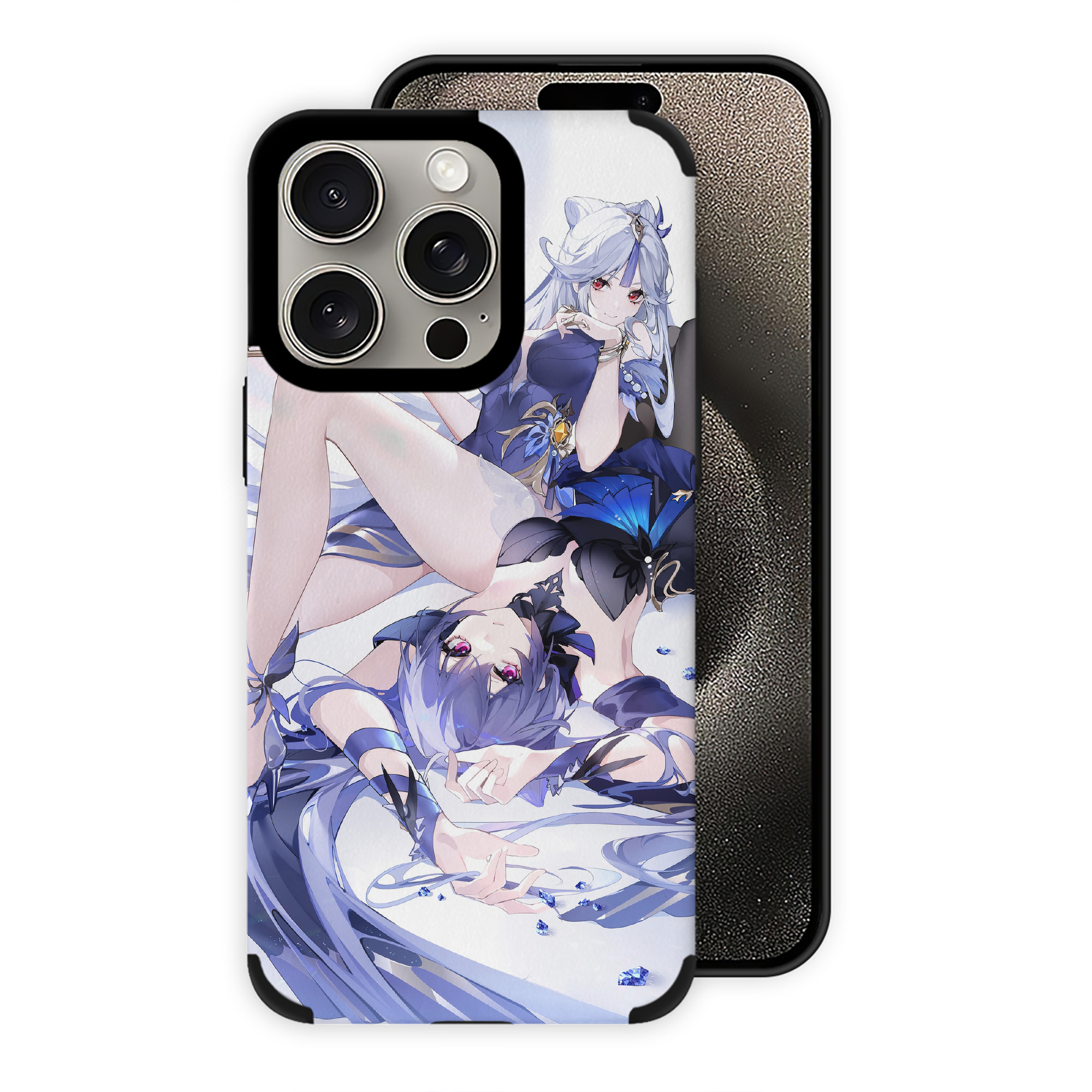 げんし神 genshin 【iPhone15ProMax対応】 PUレザー スマホケース 耐衝撃＆黄変防止
