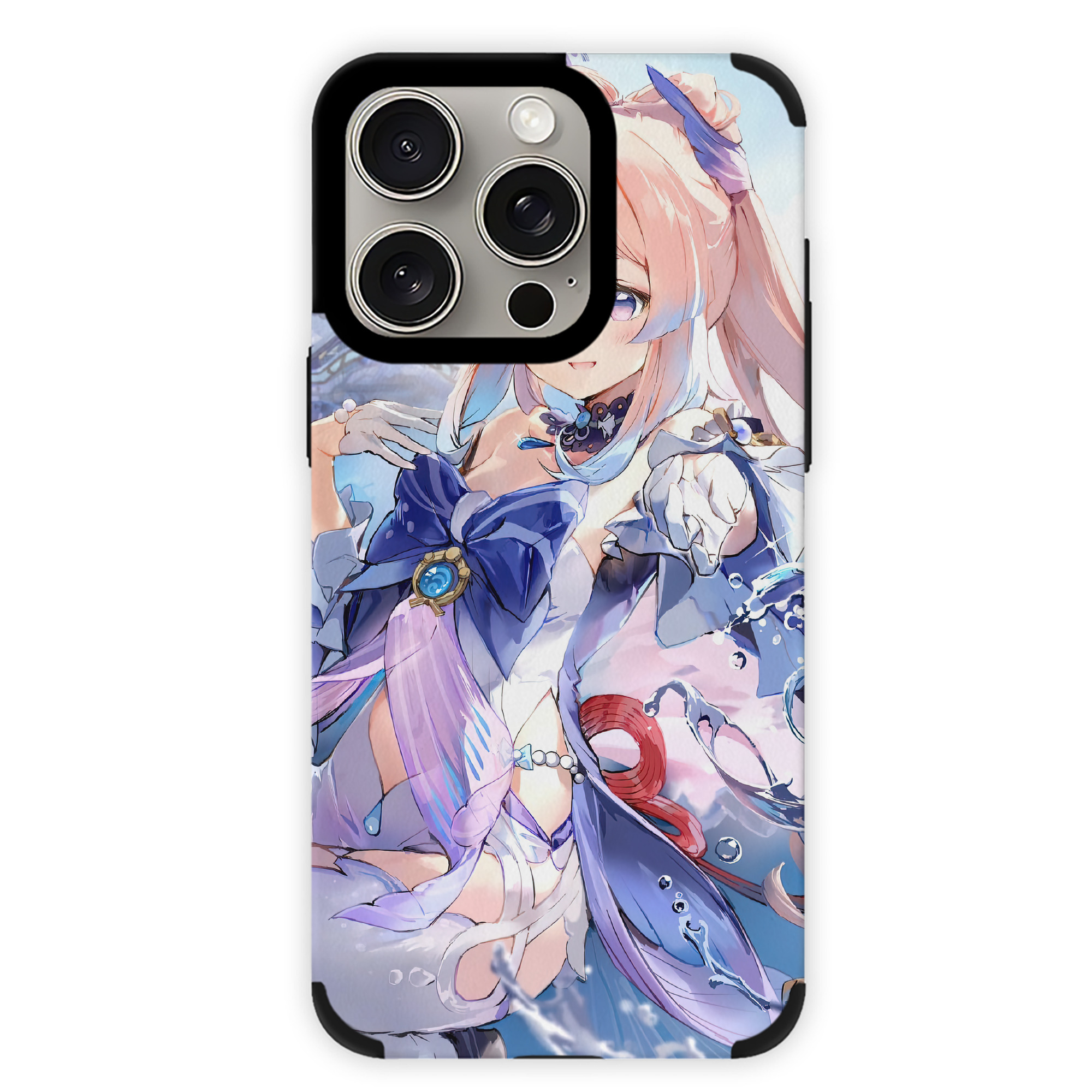 げんし神 genshin 【iPhone15ProMax対応】 PUレザー スマホケース 耐衝撃＆黄変防止