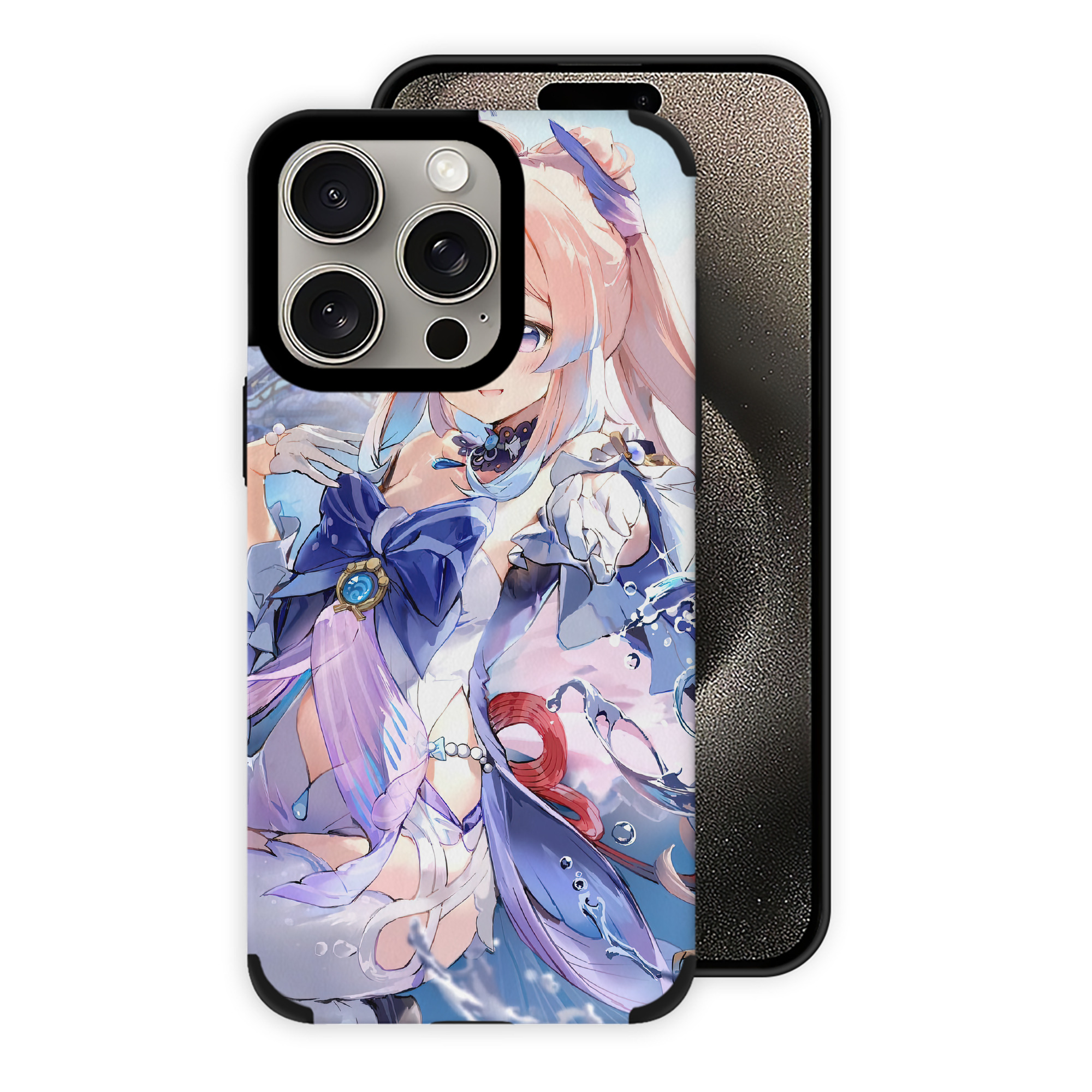 げんし神 genshin 【iPhone15ProMax対応】 PUレザー スマホケース 耐衝撃＆黄変防止