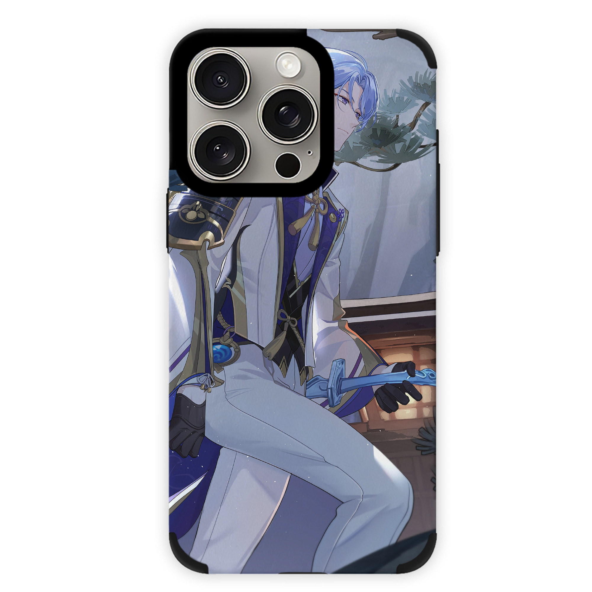 げんし神 genshin 【iPhone15ProMax対応】 PUレザー スマホケース 耐衝撃＆黄変防止