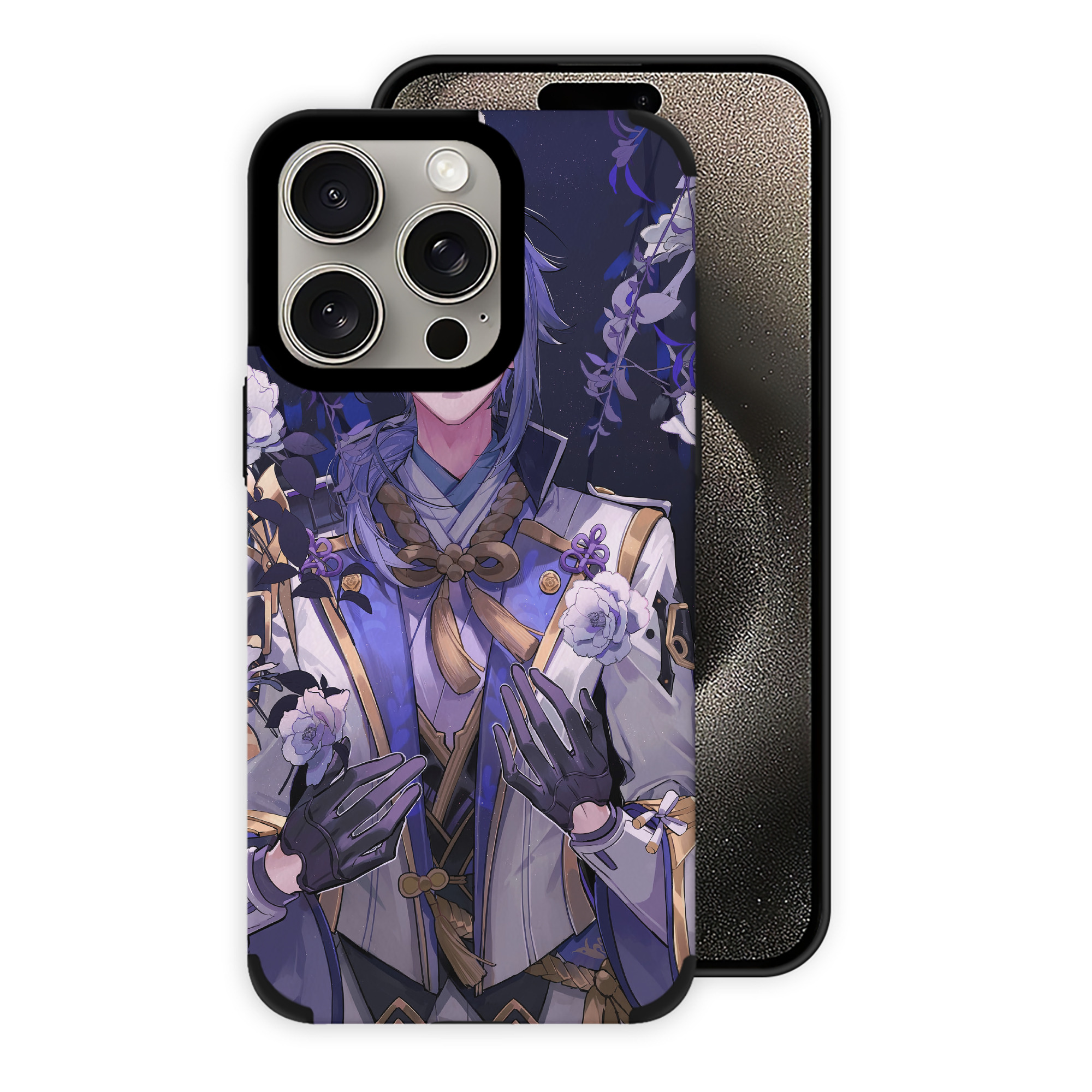 げんし神 genshin 【iPhone15ProMax対応】 PUレザー スマホケース 耐衝撃＆黄変防止