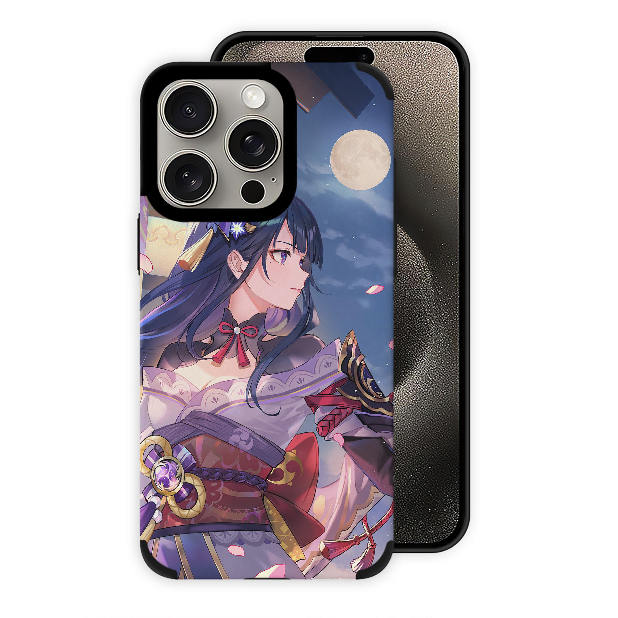 げんし神 genshin 【iPhone15ProMax対応】 PUレザー スマホケース 耐衝撃＆黄変防止