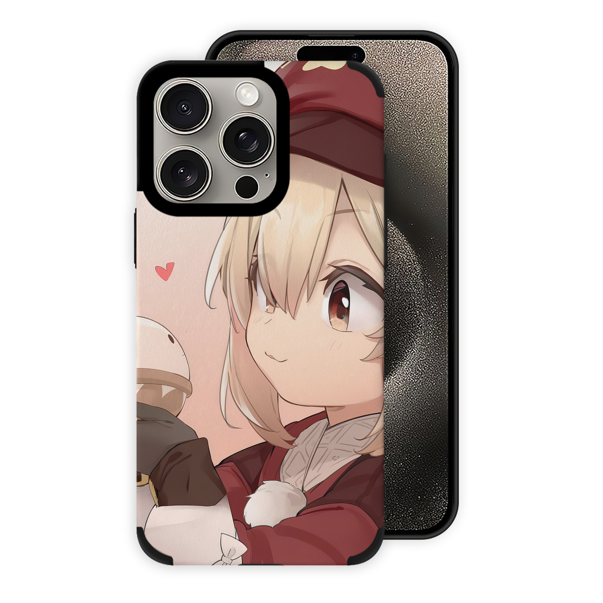 げんし神 genshin 【iPhone15ProMax対応】 PUレザー スマホケース 耐衝撃＆黄変防止