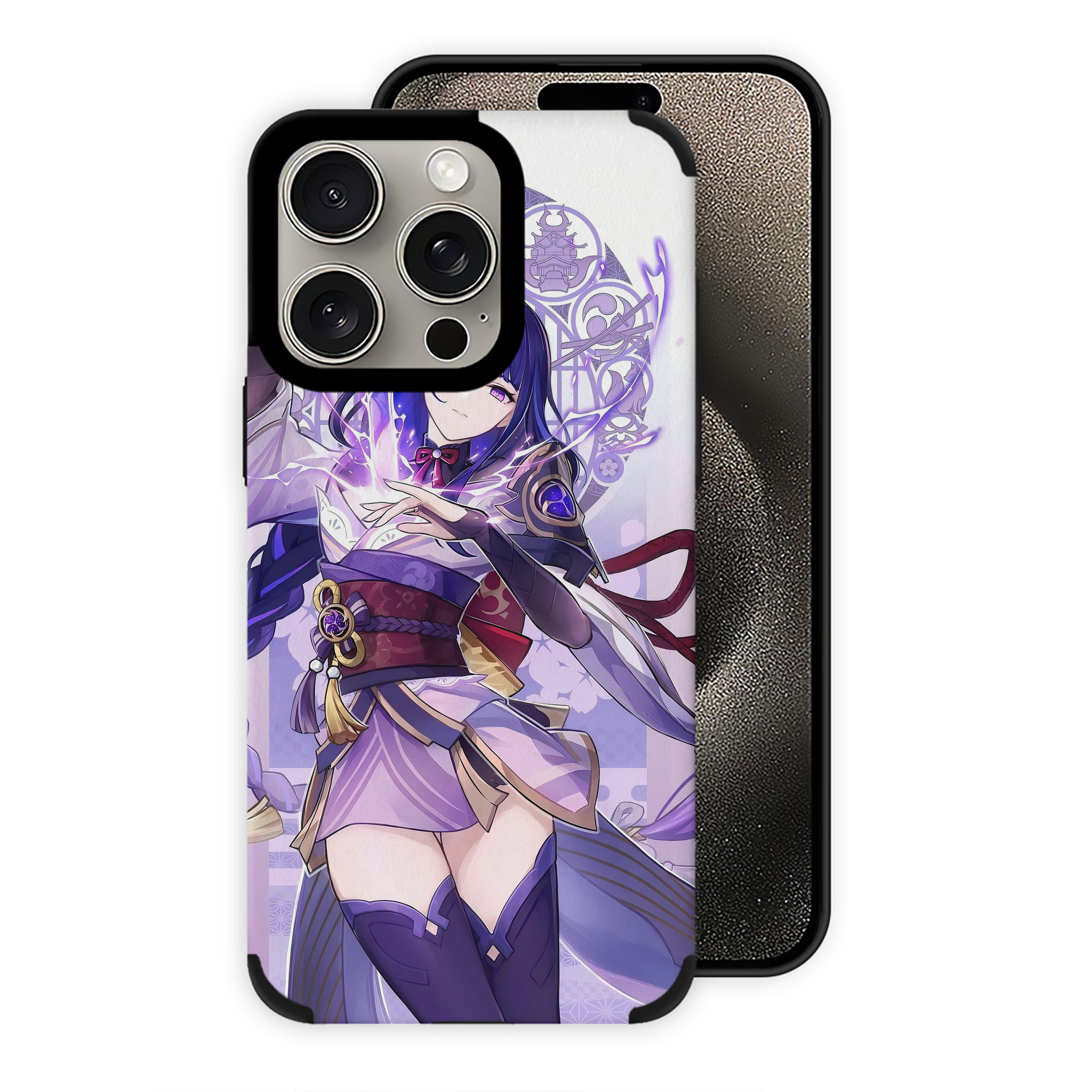 げんし神 genshin 【iPhone15ProMax対応】 PUレザー スマホケース 耐衝撃＆黄変防止