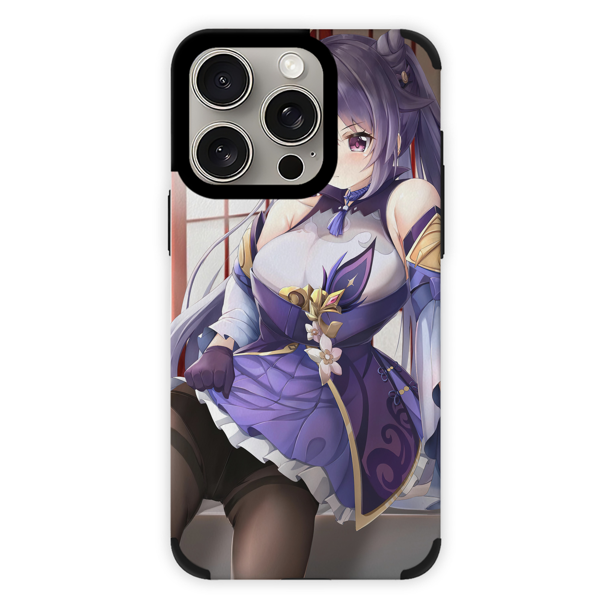 げんし神 genshin 【iPhone15ProMax対応】 PUレザー スマホケース 耐衝撃＆黄変防止