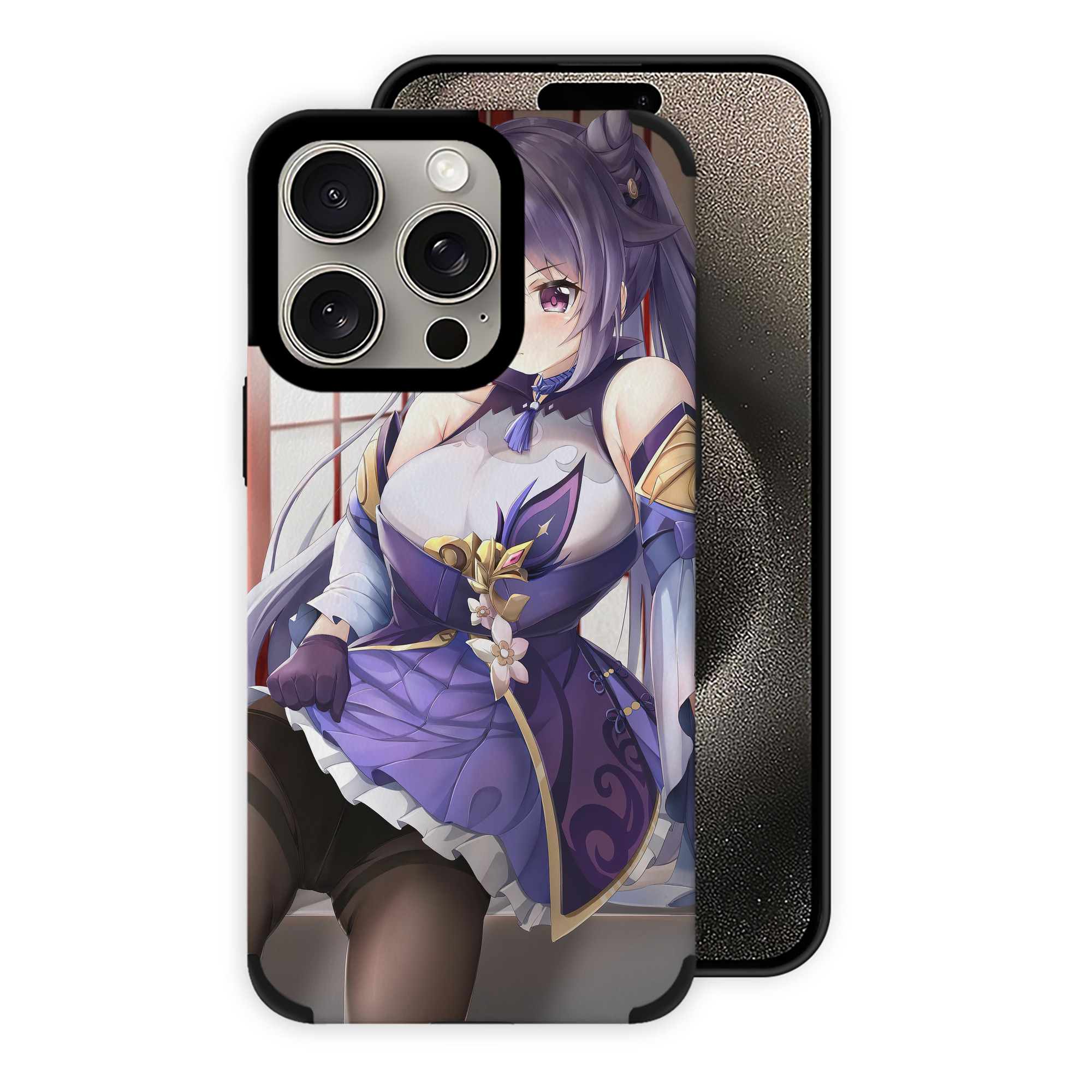 げんし神 genshin 【iPhone15ProMax対応】 PUレザー スマホケース 耐衝撃＆黄変防止