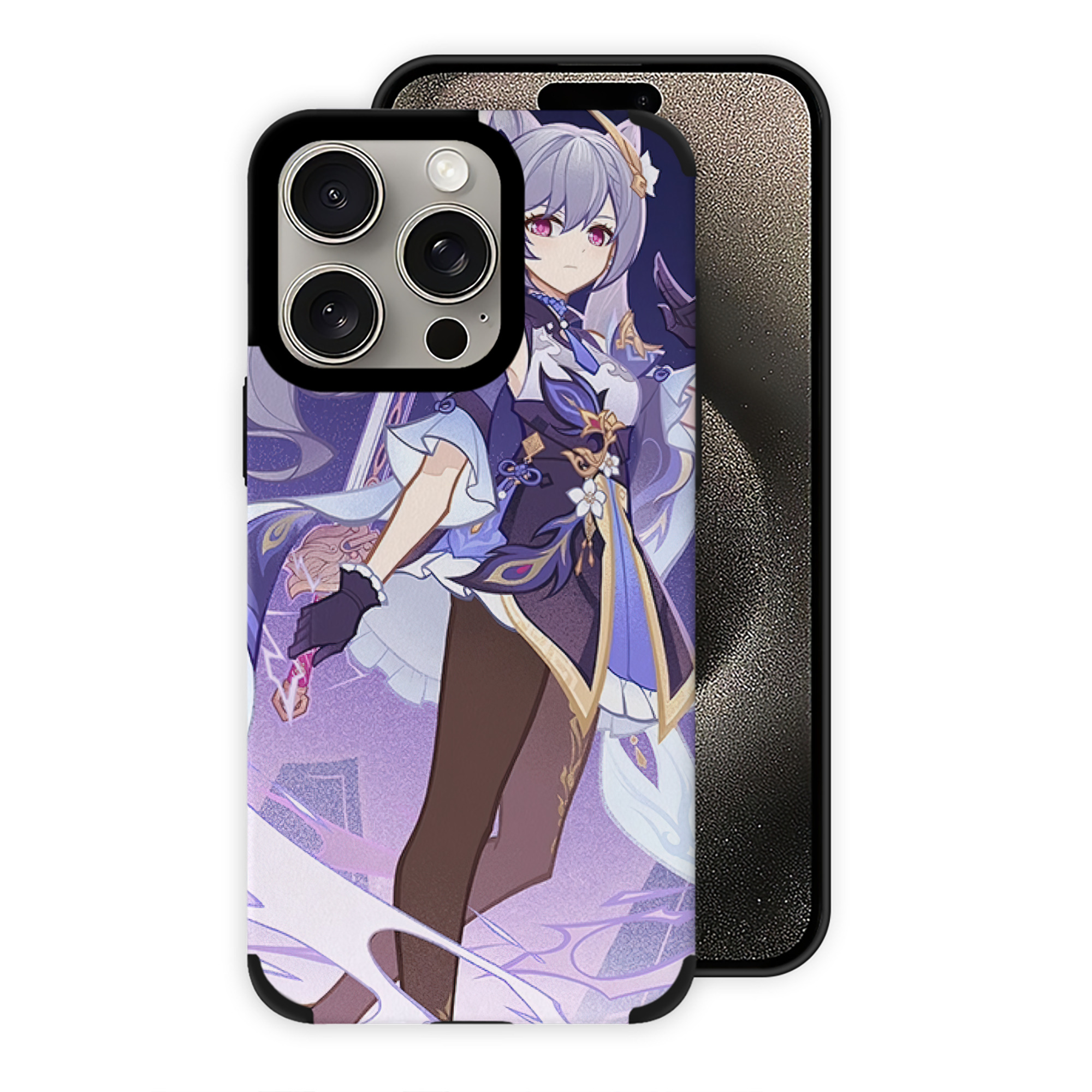 げんし神 genshin 【iPhone15ProMax対応】 PUレザー スマホケース 耐衝撃＆黄変防止