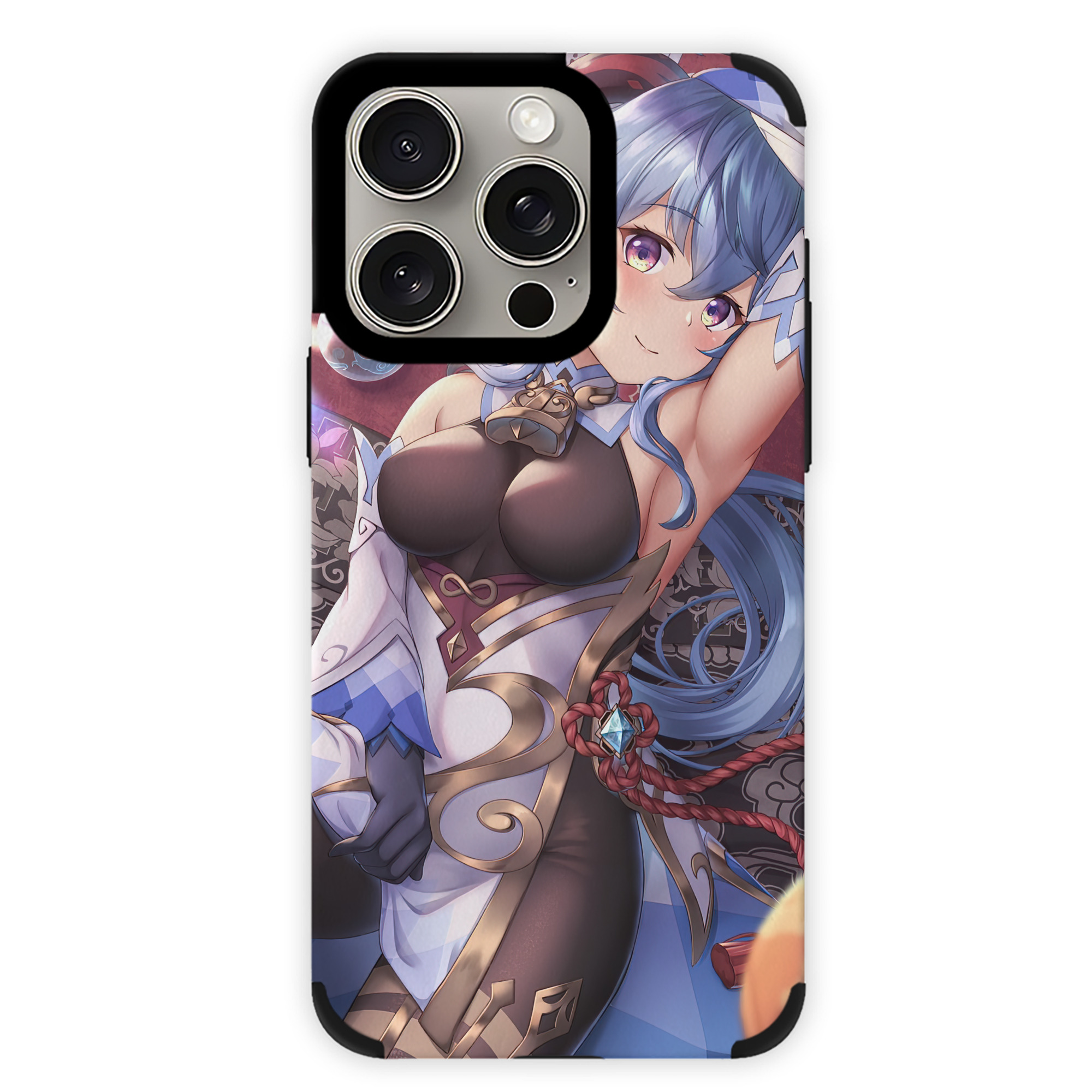 げんし神 genshin 【iPhone15ProMax対応】 PUレザー スマホケース 耐衝撃＆黄変防止