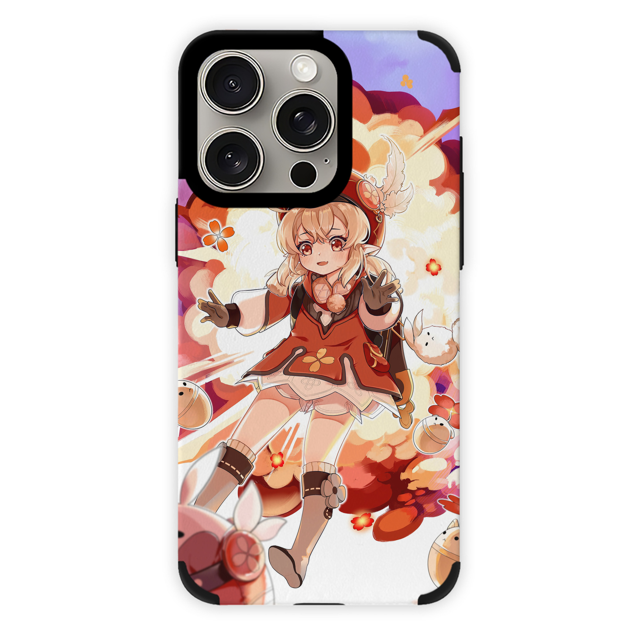 げんし神 genshin 【iPhone15ProMax対応】 PUレザー スマホケース 耐衝撃＆黄変防止