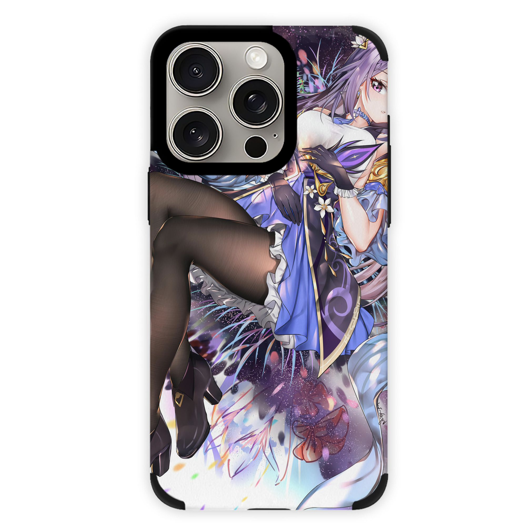 げんし神 genshin 【iPhone15ProMax対応】 PUレザー スマホケース 耐衝撃＆黄変防止