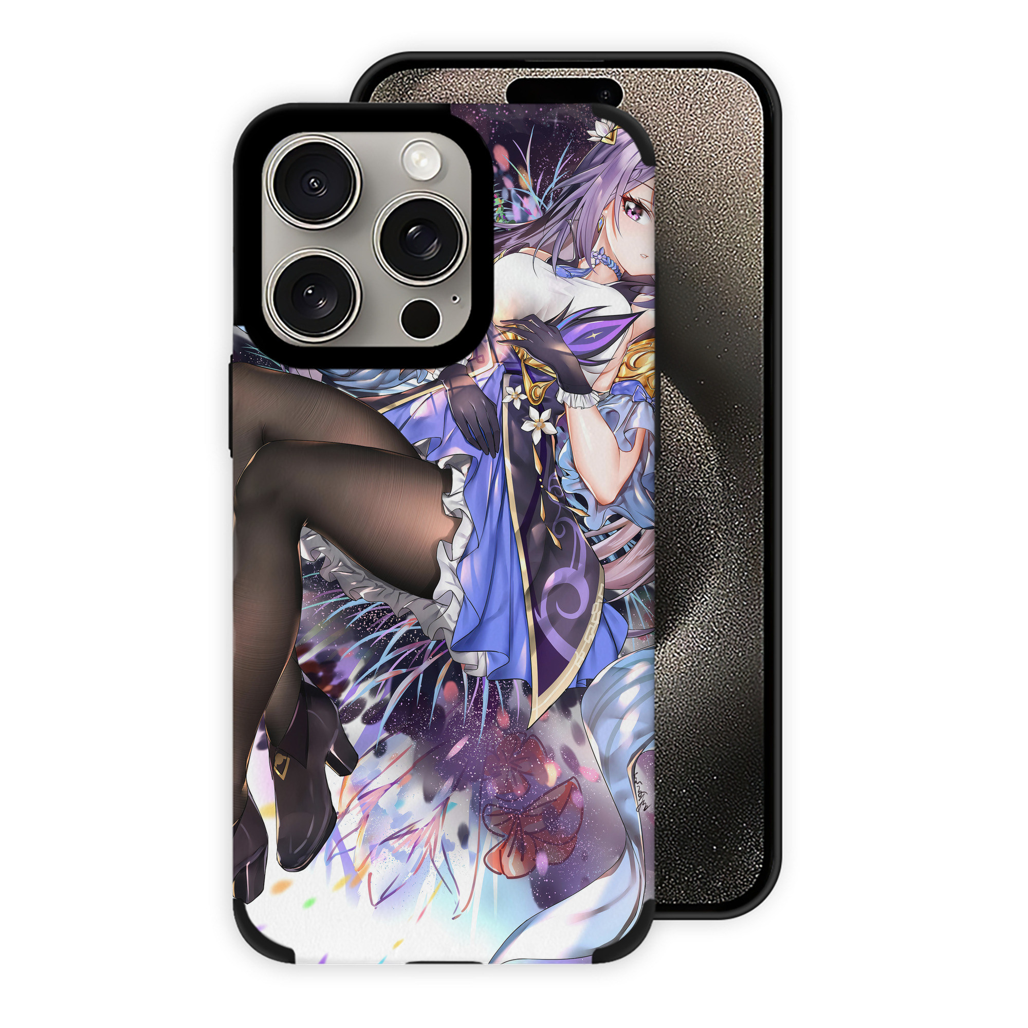 げんし神 genshin 【iPhone15ProMax対応】 PUレザー スマホケース 耐衝撃＆黄変防止