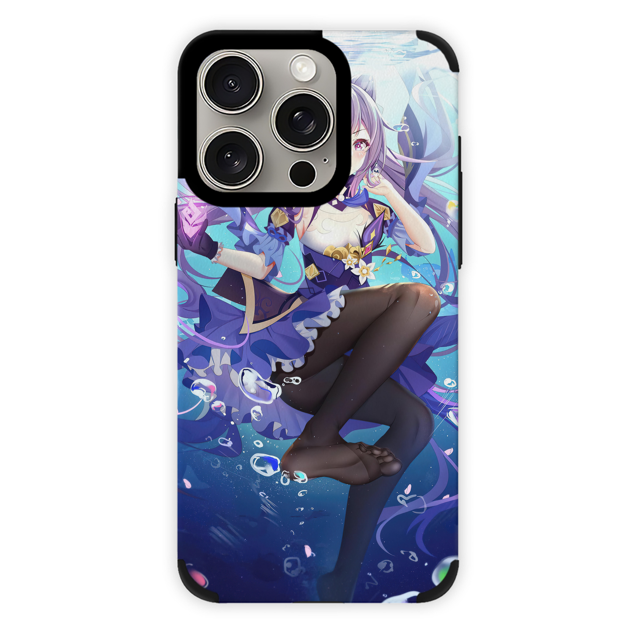 げんし神 genshin 【iPhone15ProMax対応】 PUレザー スマホケース 耐衝撃＆黄変防止
