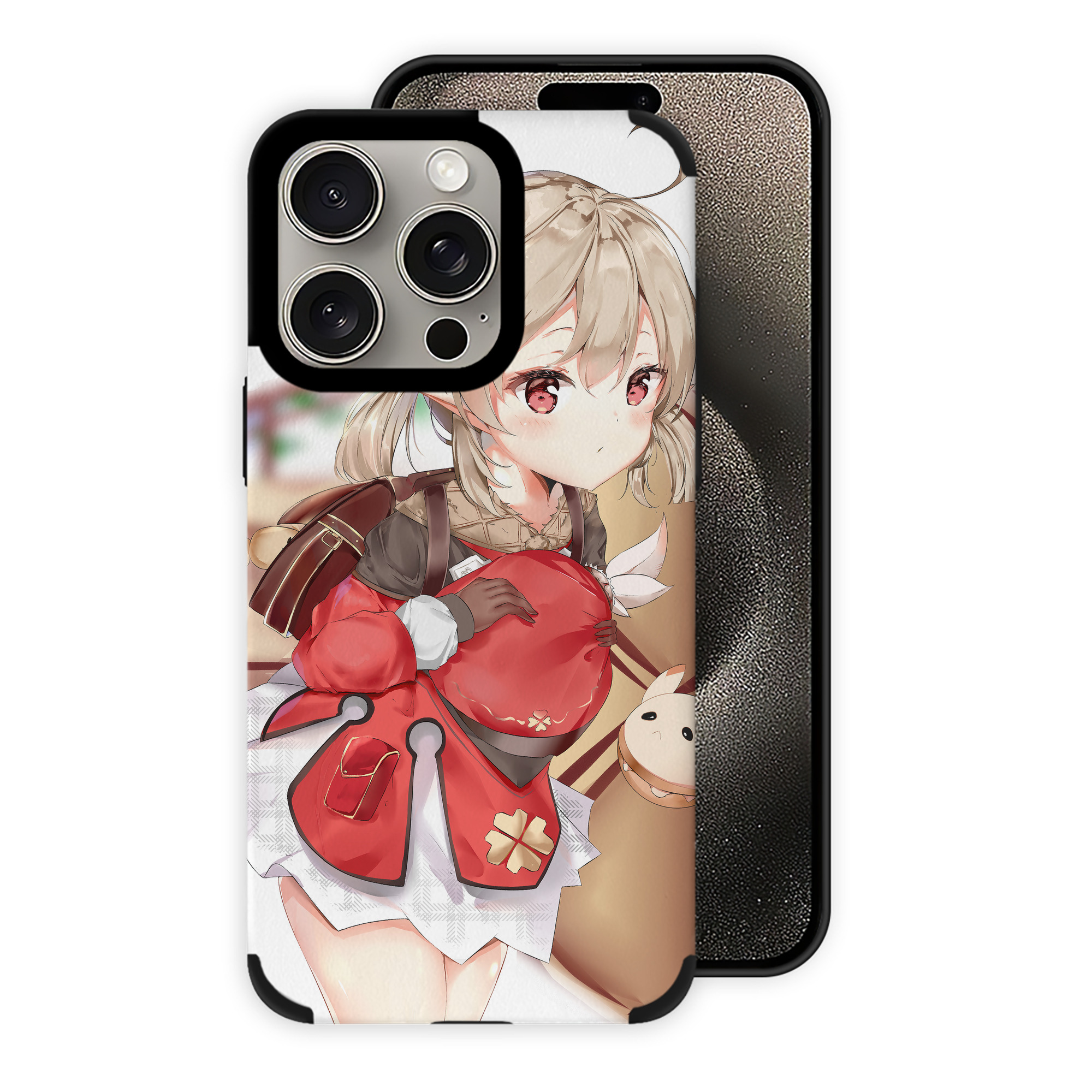 げんし神 genshin 【iPhone15ProMax対応】 PUレザー スマホケース 耐衝撃＆黄変防止