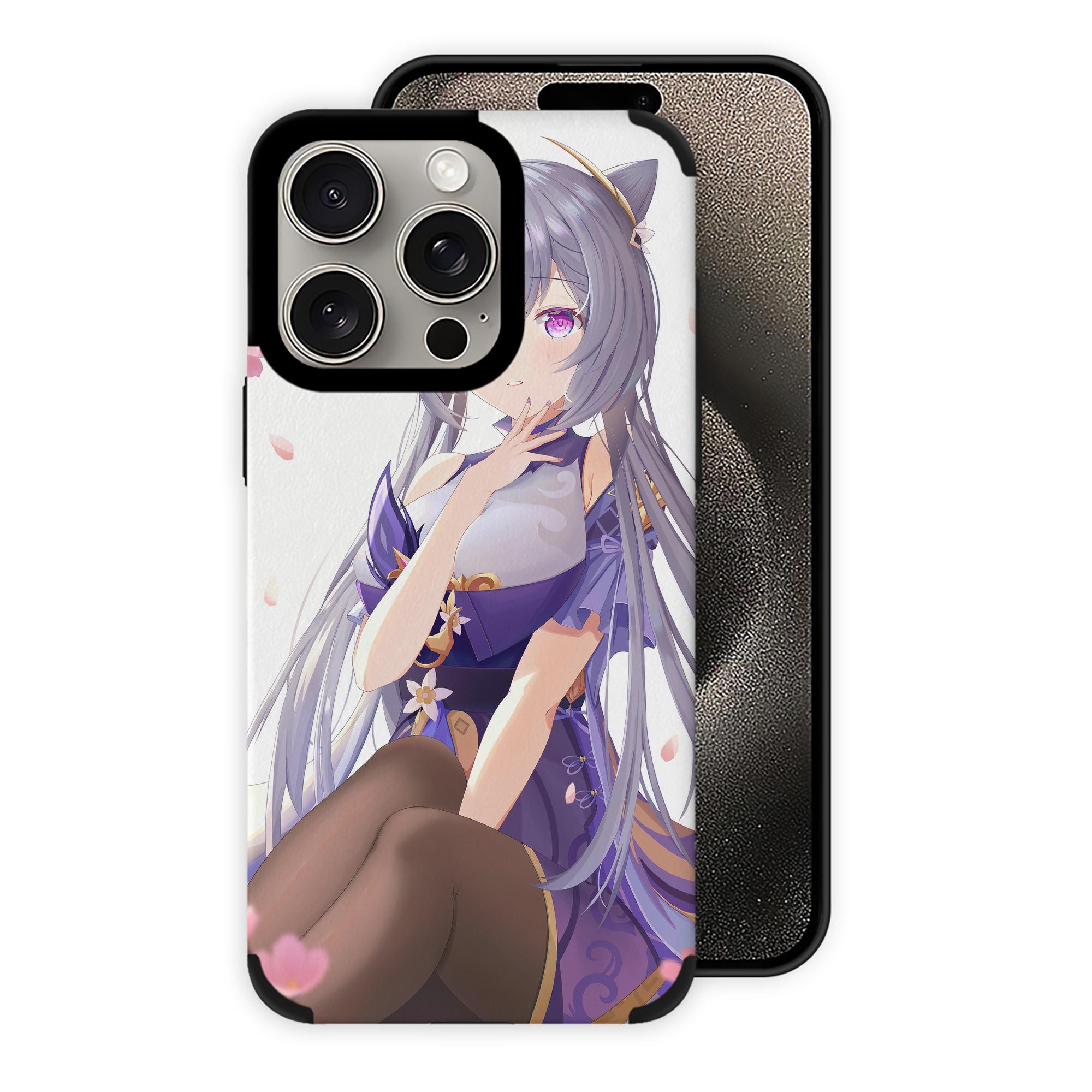 げんし神 genshin 【iPhone15ProMax対応】 PUレザー スマホケース 耐衝撃＆黄変防止