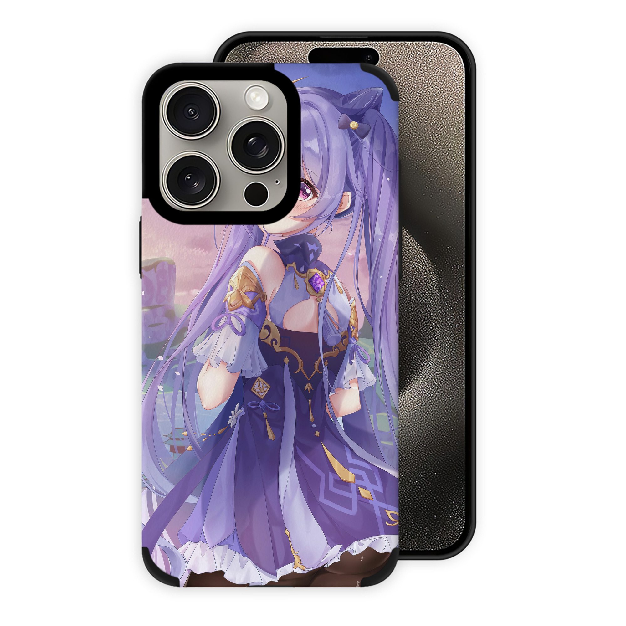 げんし神 genshin 【iPhone15ProMax対応】 PUレザー スマホケース 耐衝撃＆黄変防止