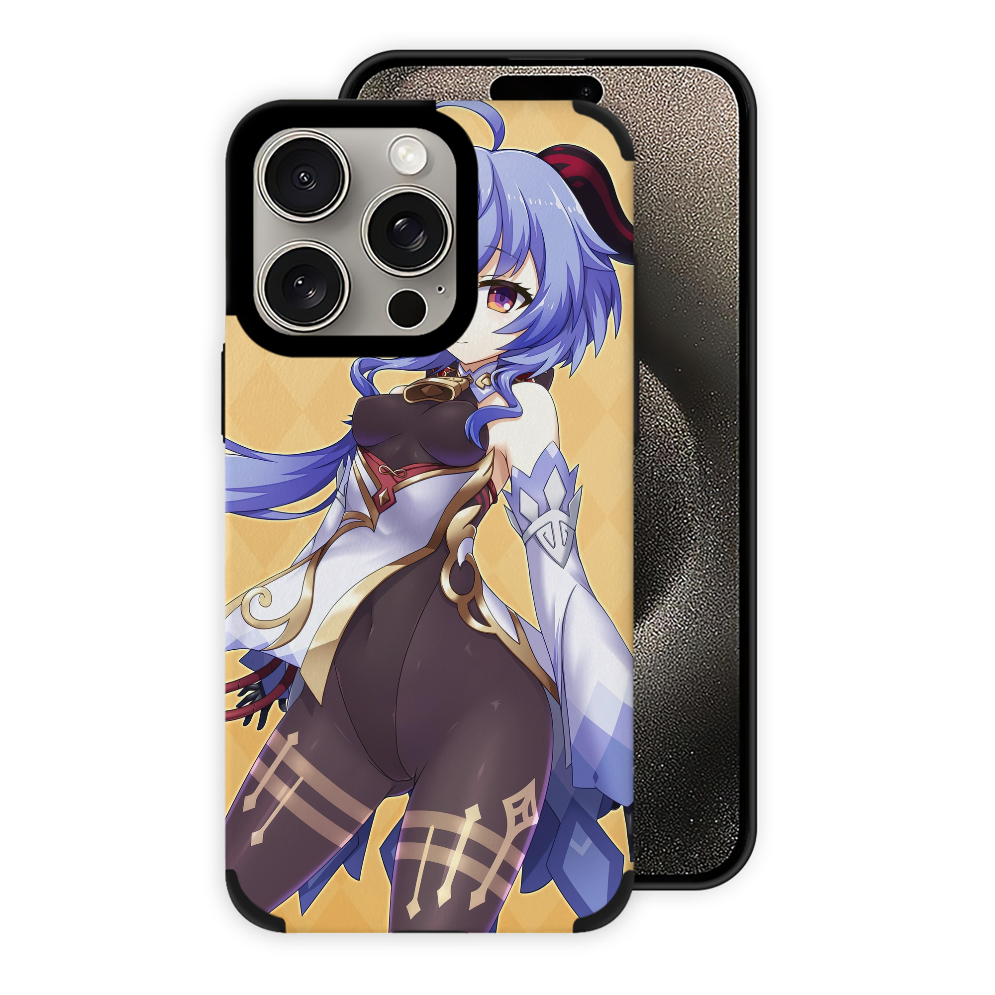 げんし神 genshin 【iPhone15ProMax対応】 PUレザー スマホケース 耐衝撃＆黄変防止