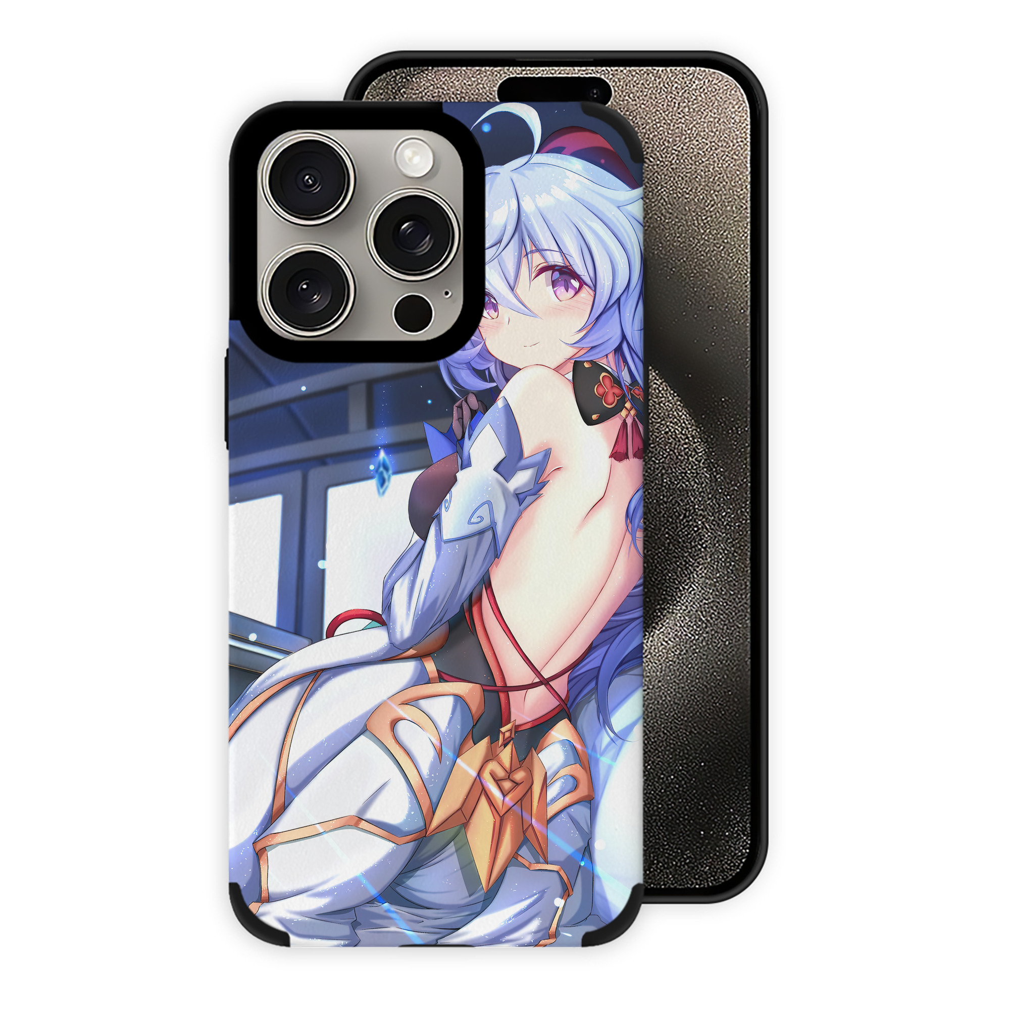 げんし神 genshin 【iPhone15ProMax対応】 PUレザー スマホケース 耐衝撃＆黄変防止