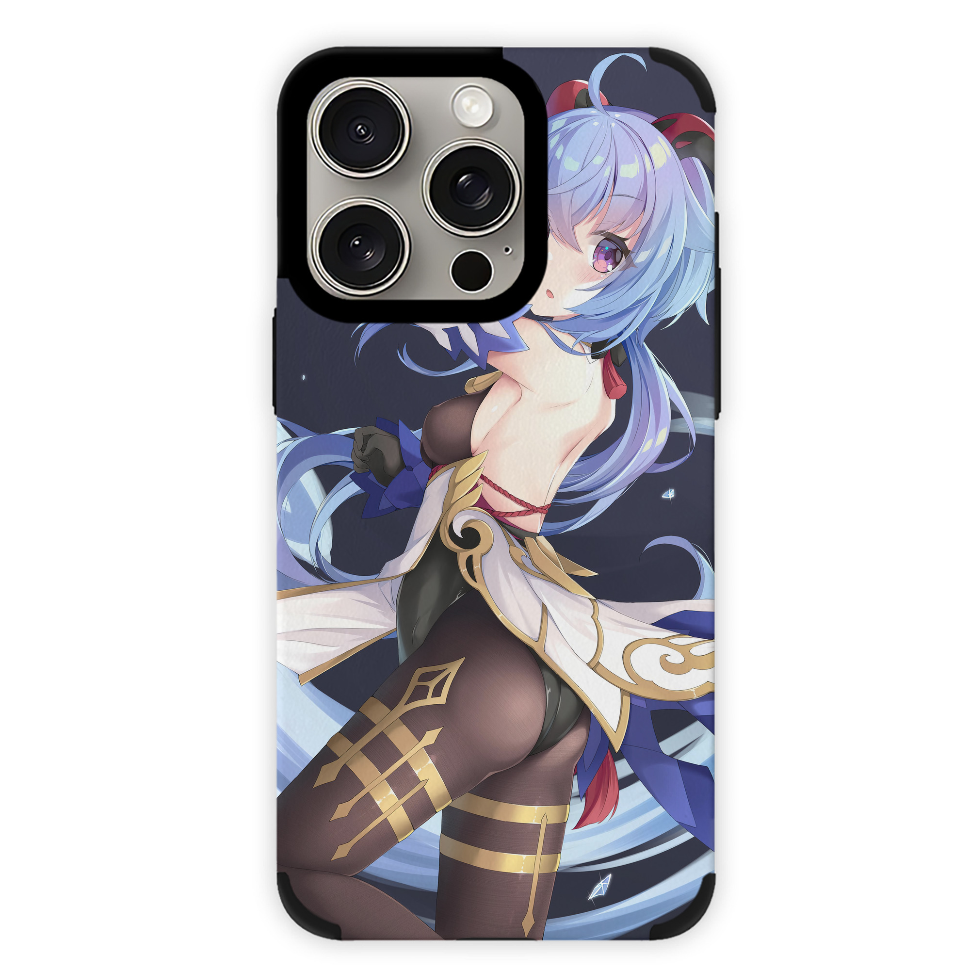 げんし神 genshin 【iPhone15ProMax対応】 PUレザー スマホケース 耐衝撃＆黄変防止