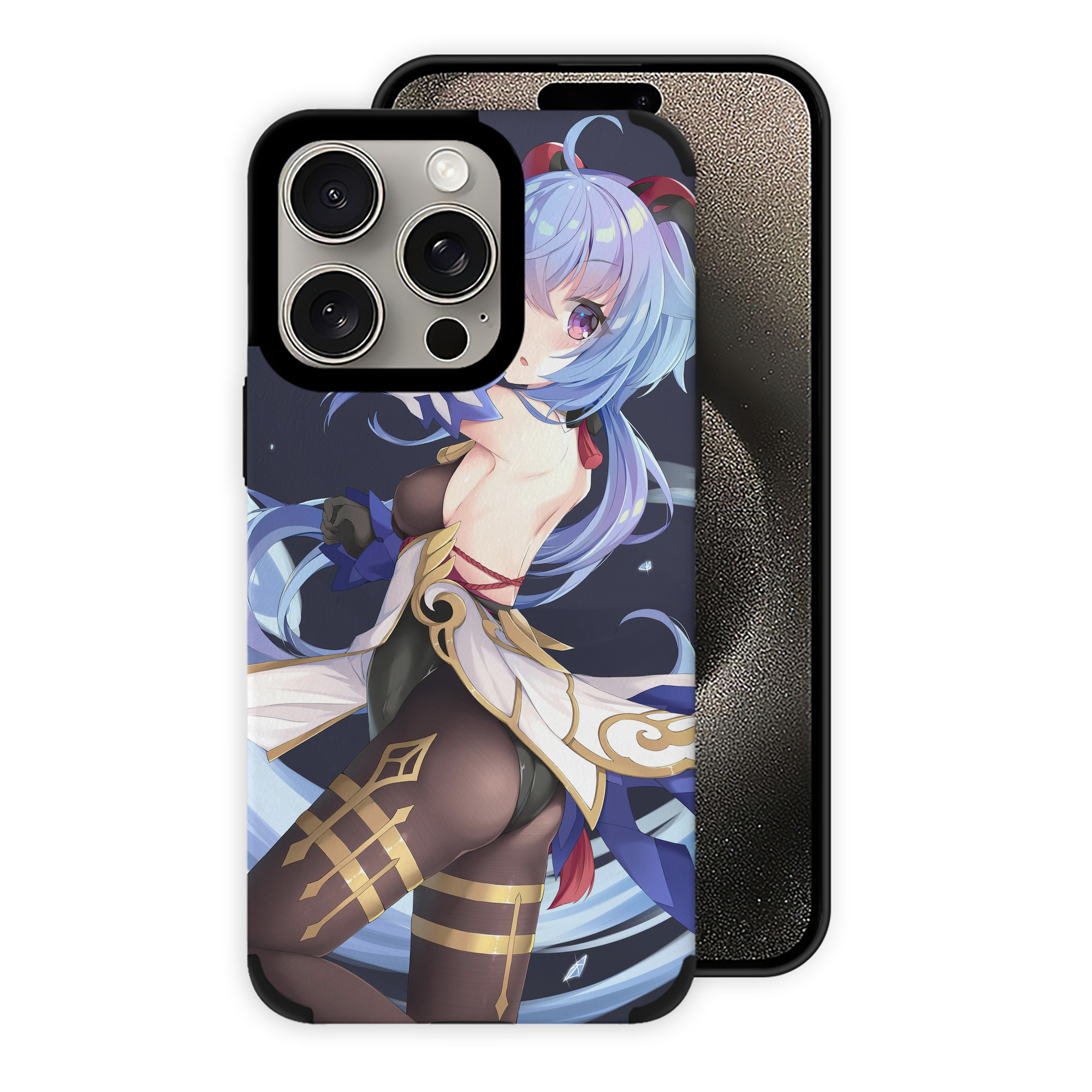 げんし神 genshin 【iPhone15ProMax対応】 PUレザー スマホケース 耐衝撃＆黄変防止