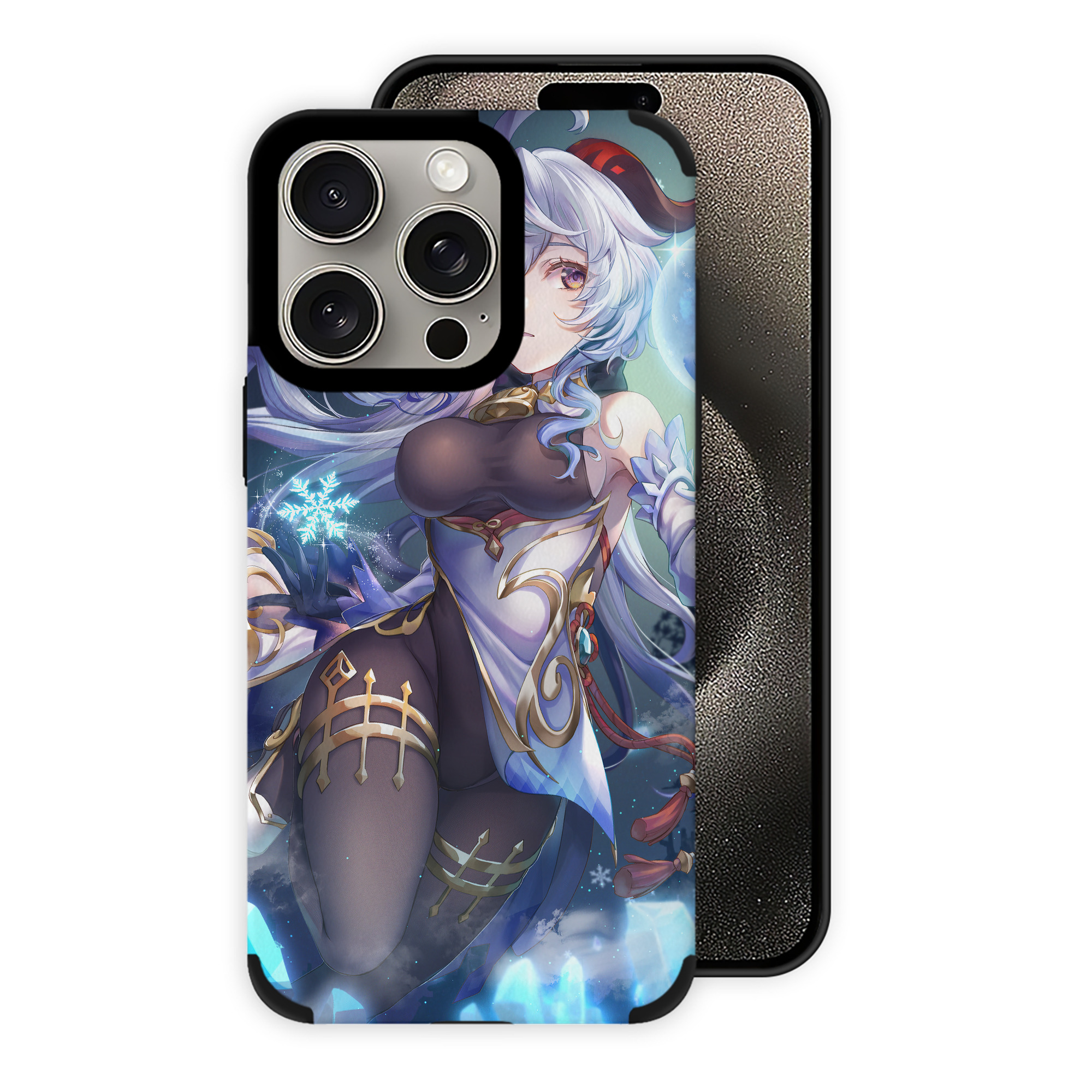 げんし神 genshin 【iPhone15ProMax対応】 PUレザー スマホケース 耐衝撃＆黄変防止