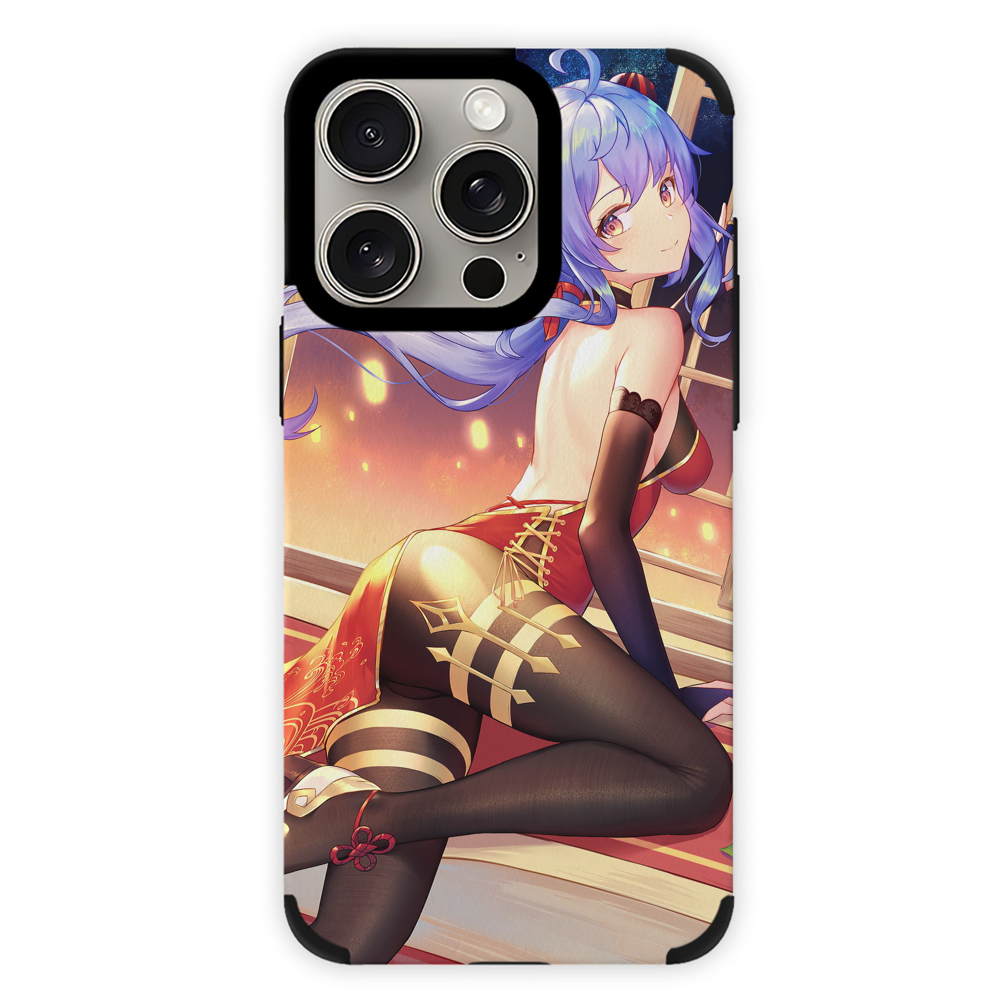 げんし神 genshin 【iPhone15ProMax対応】 PUレザー スマホケース 耐衝撃＆黄変防止