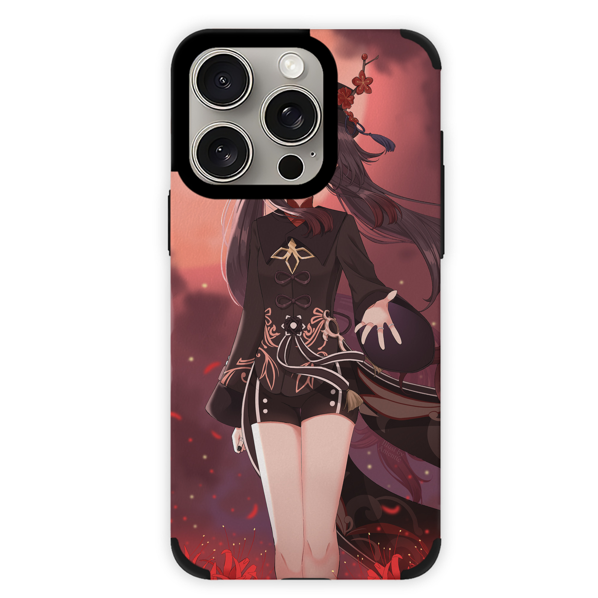 げんし神 genshin 【iPhone15ProMax対応】 PUレザー スマホケース 耐衝撃＆黄変防止