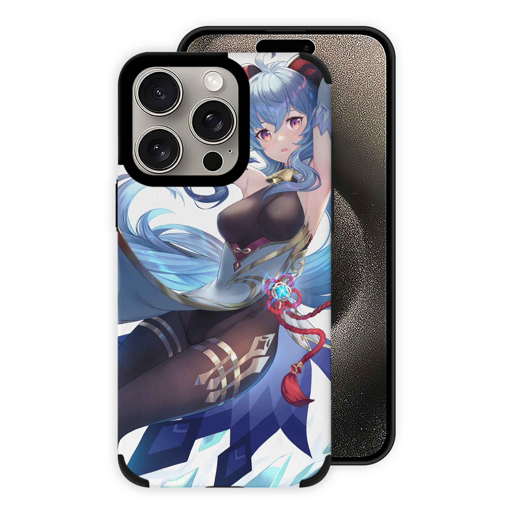 げんし神 genshin 【iPhone15ProMax対応】 PUレザー スマホケース 耐衝撃＆黄変防止