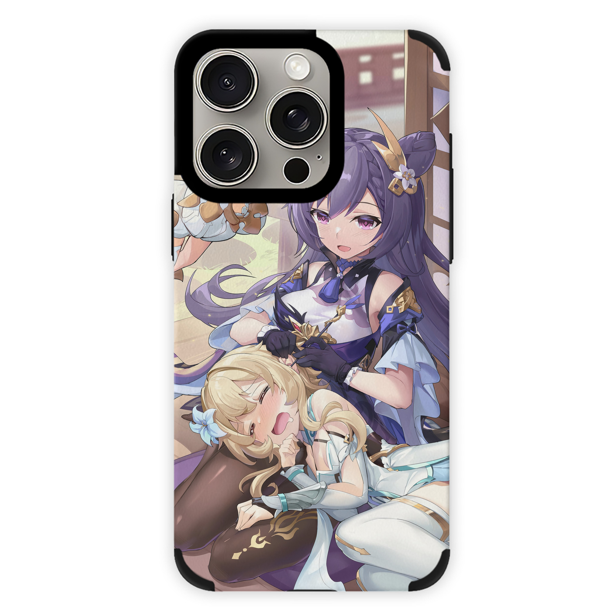 げんし神 genshin 【iPhone15ProMax対応】 PUレザー スマホケース 耐衝撃＆黄変防止