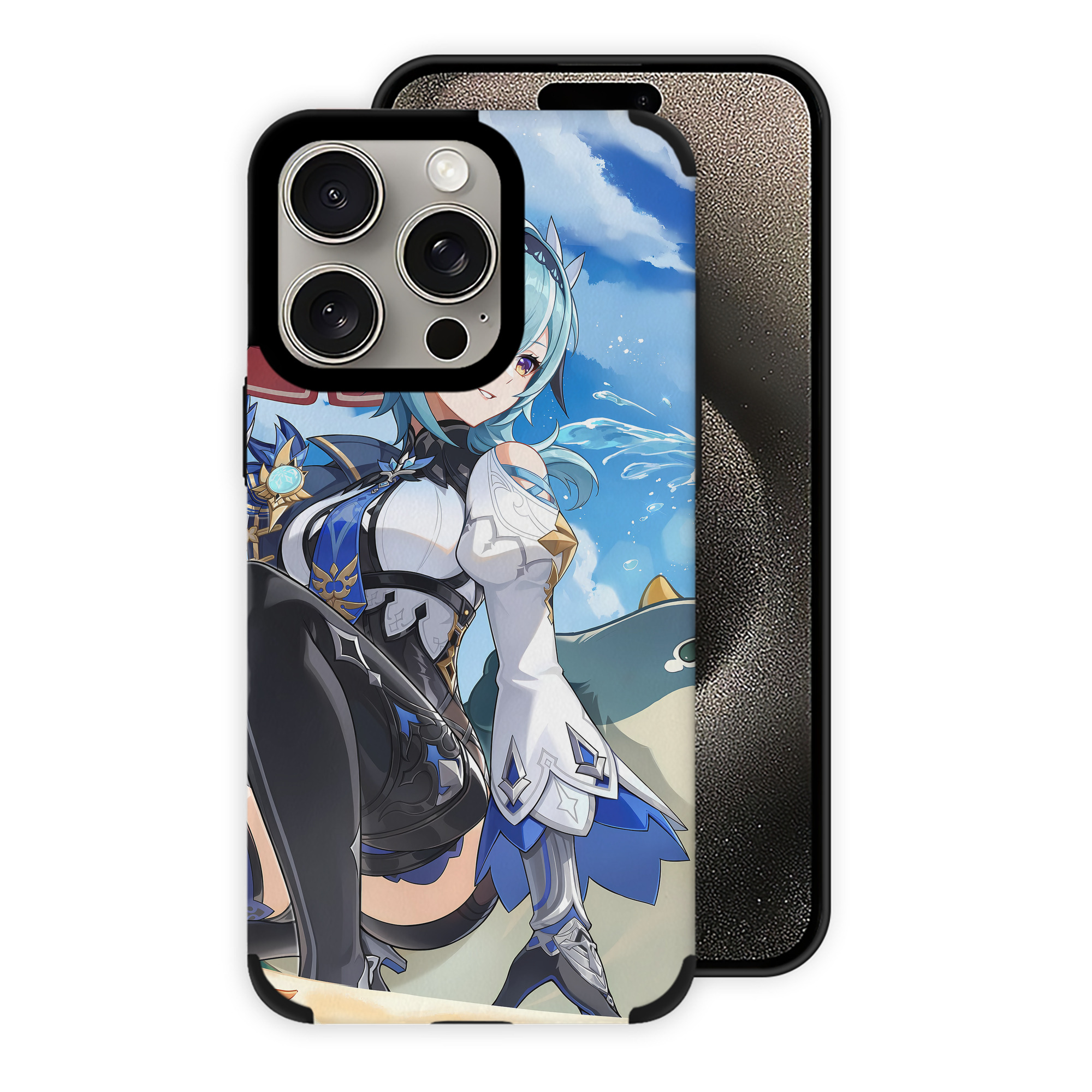 げんし神 genshin 【iPhone15ProMax対応】 PUレザー スマホケース 耐衝撃＆黄変防止