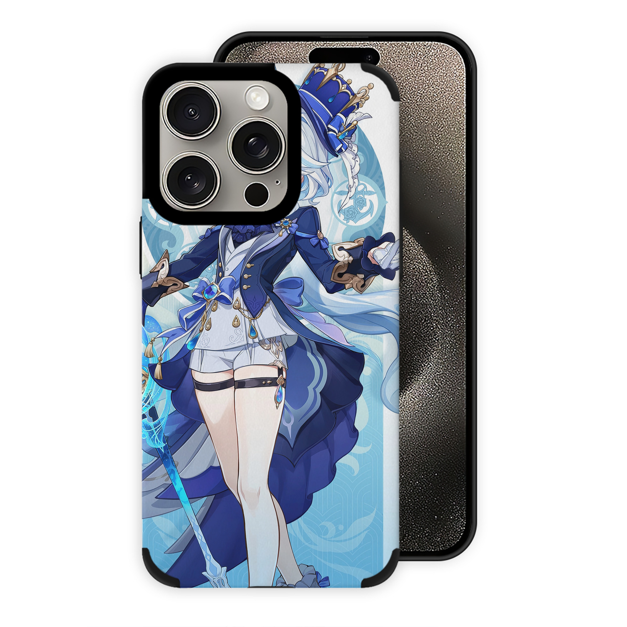 げんし神 genshin 【iPhone15ProMax対応】 PUレザー スマホケース 耐衝撃＆黄変防止